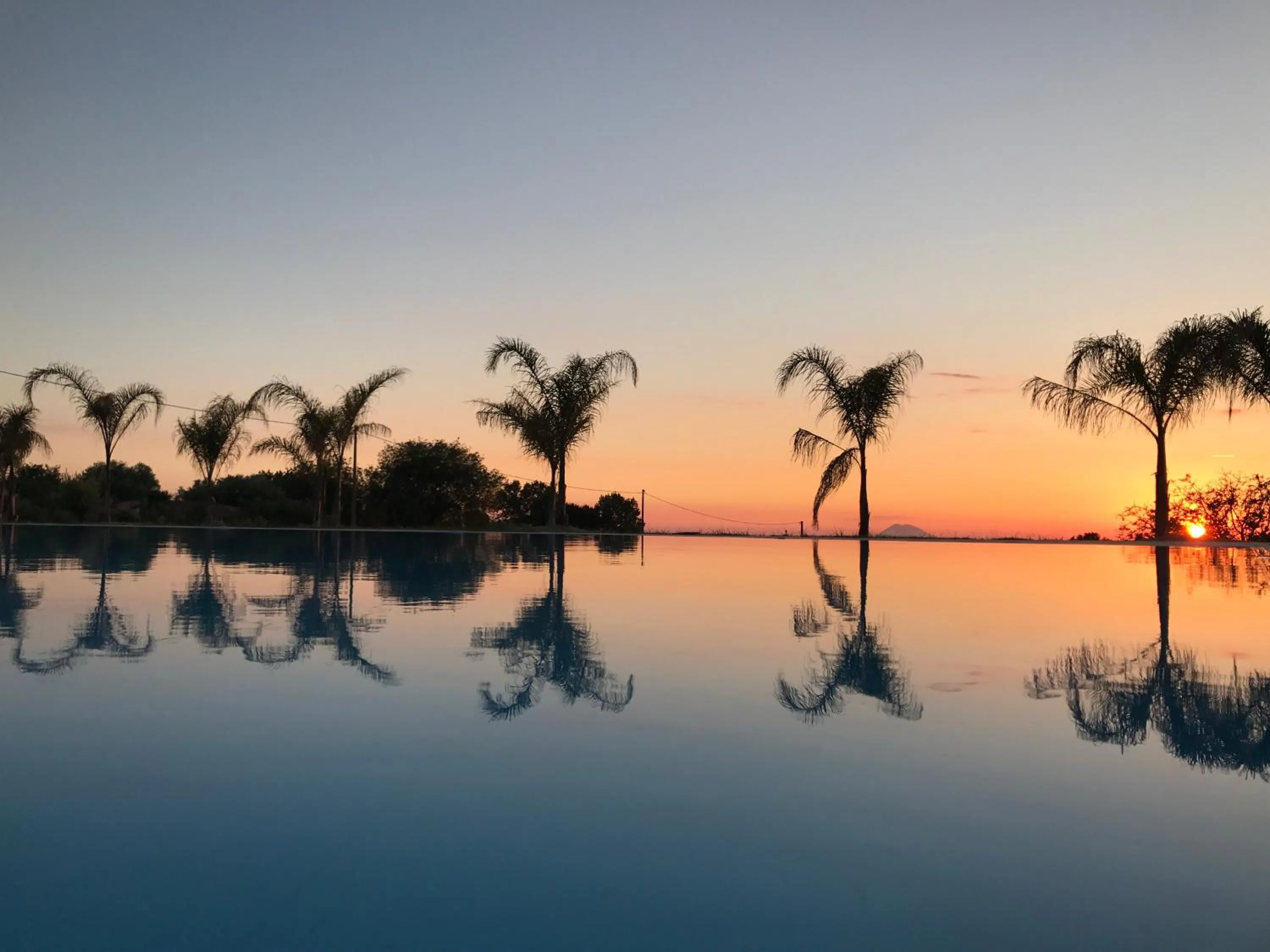 Pool view in Borgo San Cosmo Tropea