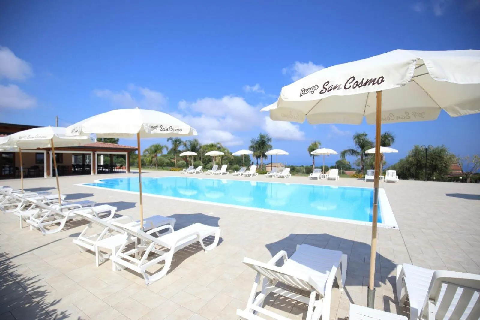 Swimming pool in Borgo San Cosmo Tropea