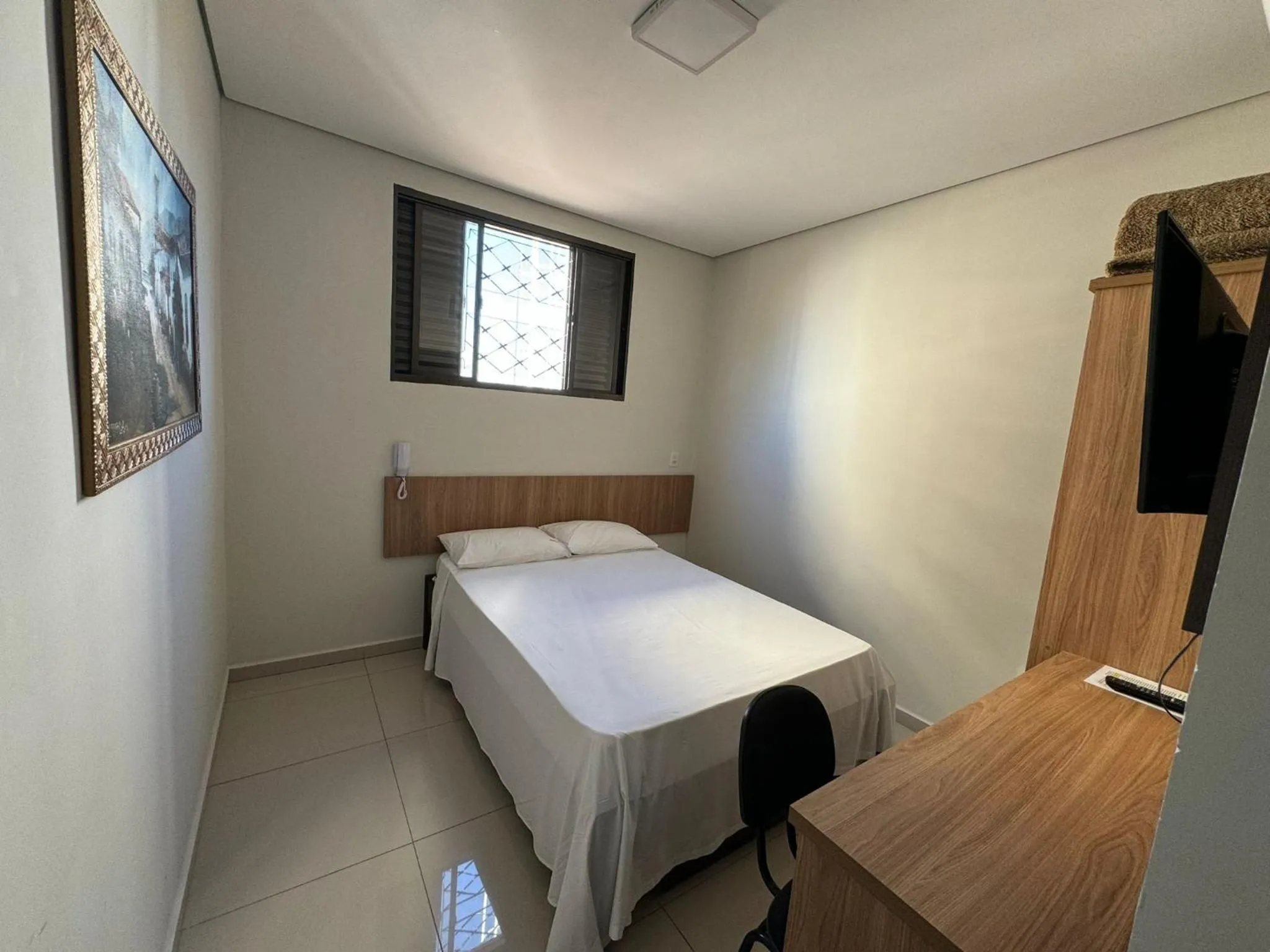 Bed in Pousada Esmeralda Olímpia