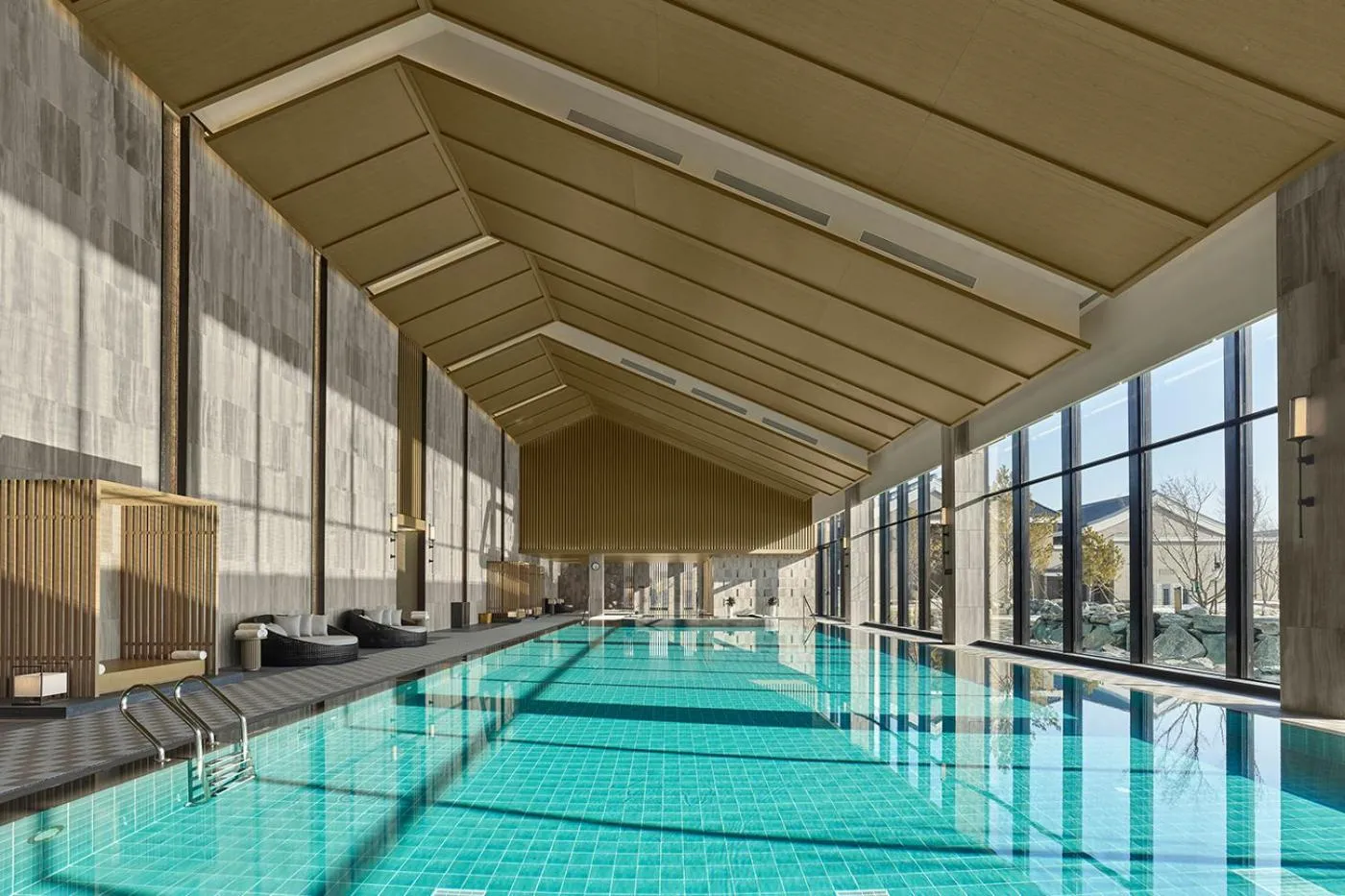 Swimming pool in Homm Changchun Beihu