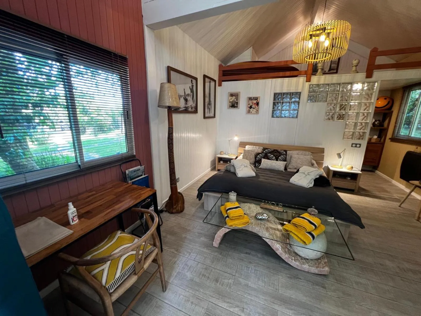 Bed in MAROSENIA TTIKI - Cabanes et Spa