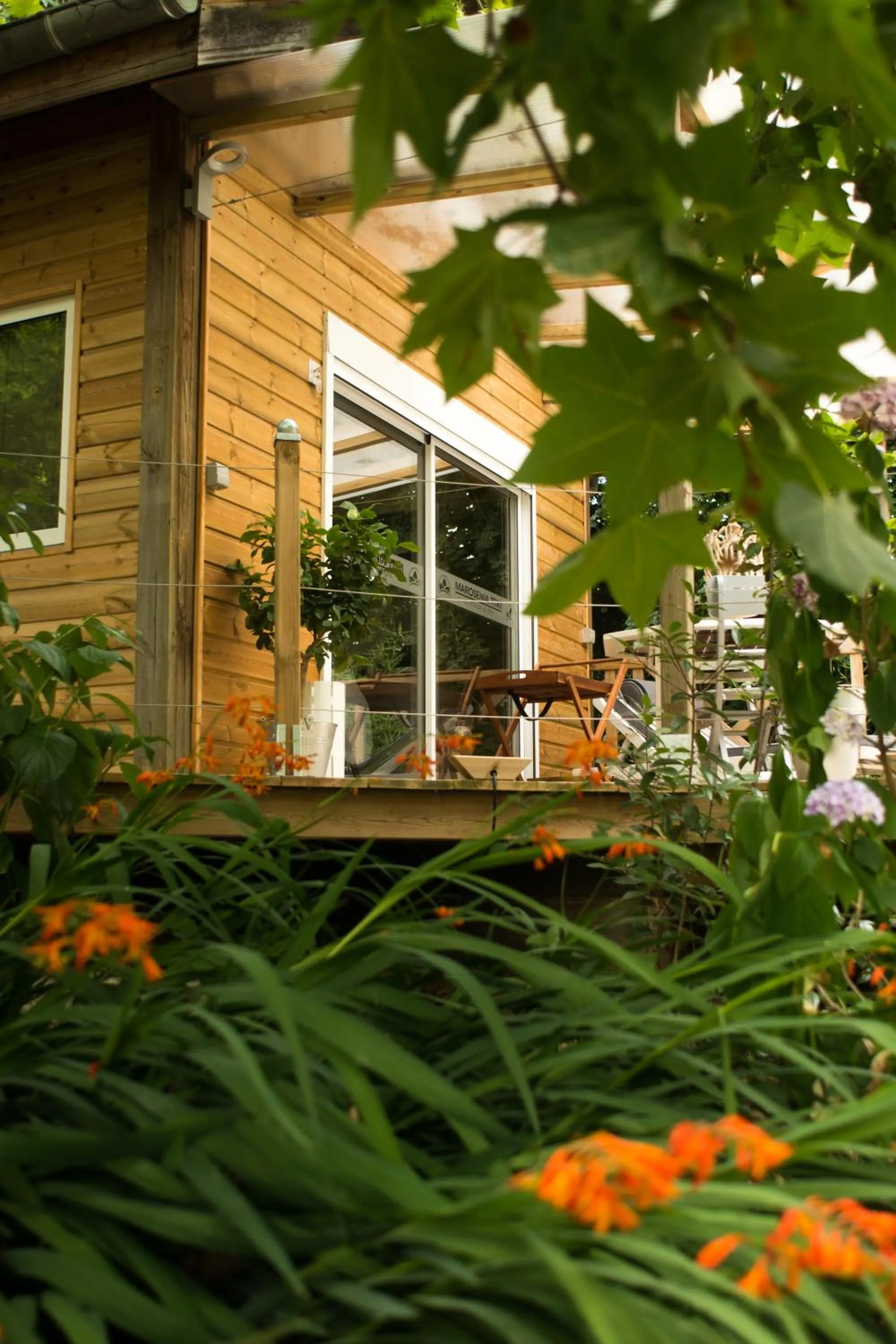 Balcony/Terrace in MAROSENIA TTIKI - Cabanes et Spa