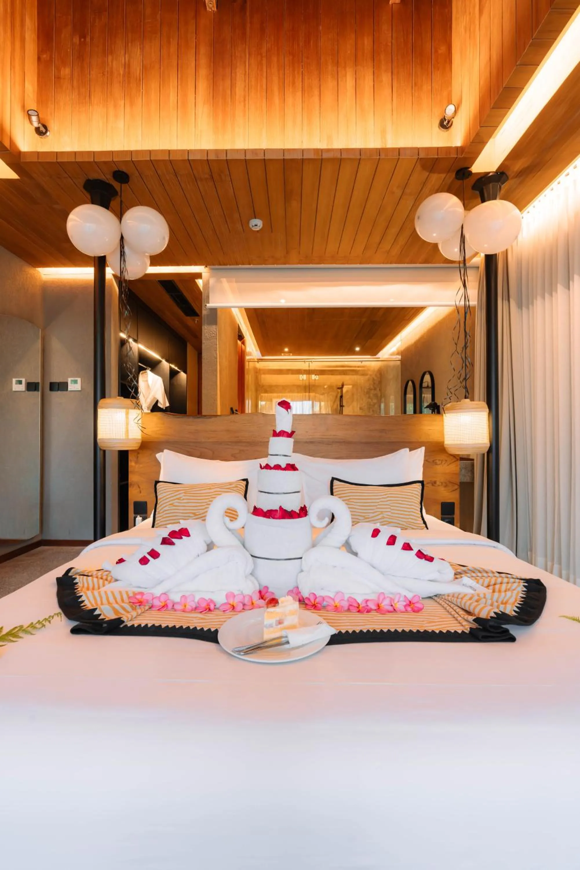 Decorative detail, Bed in The Kemilau Ubud