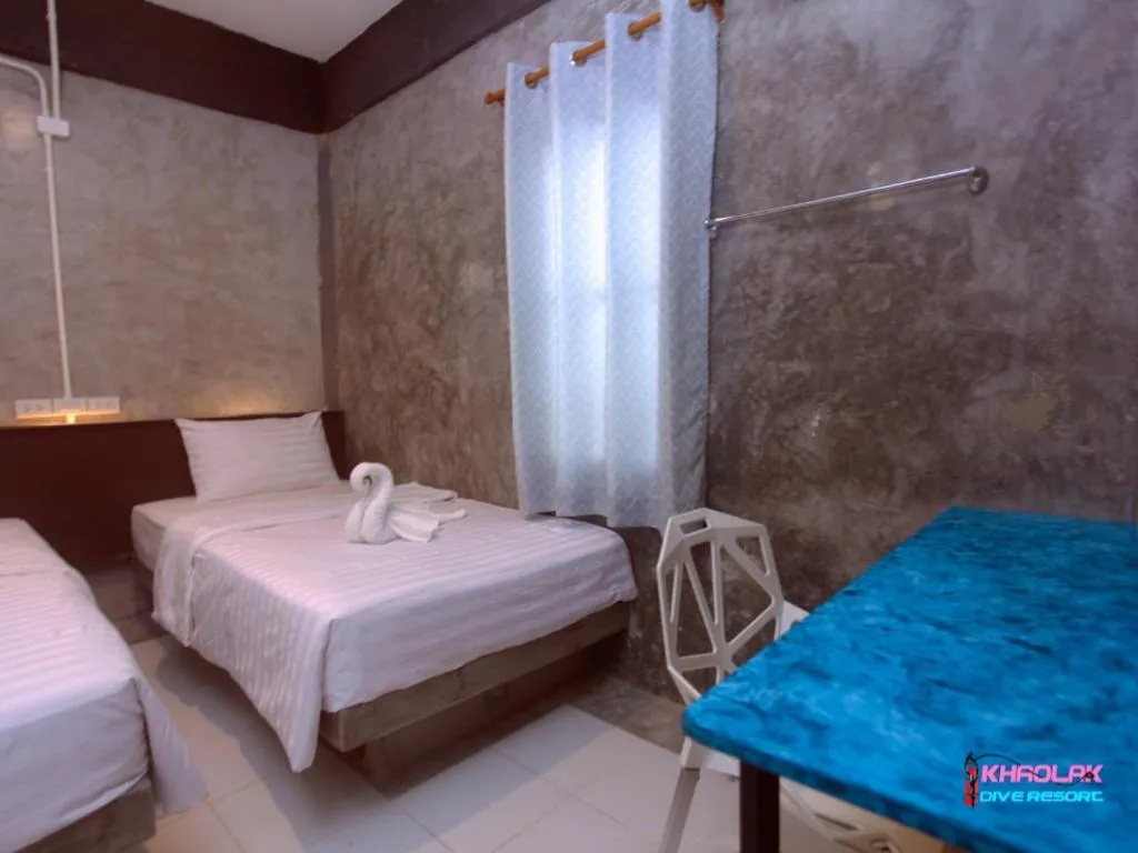 Bed in Khaolak Dive Resort