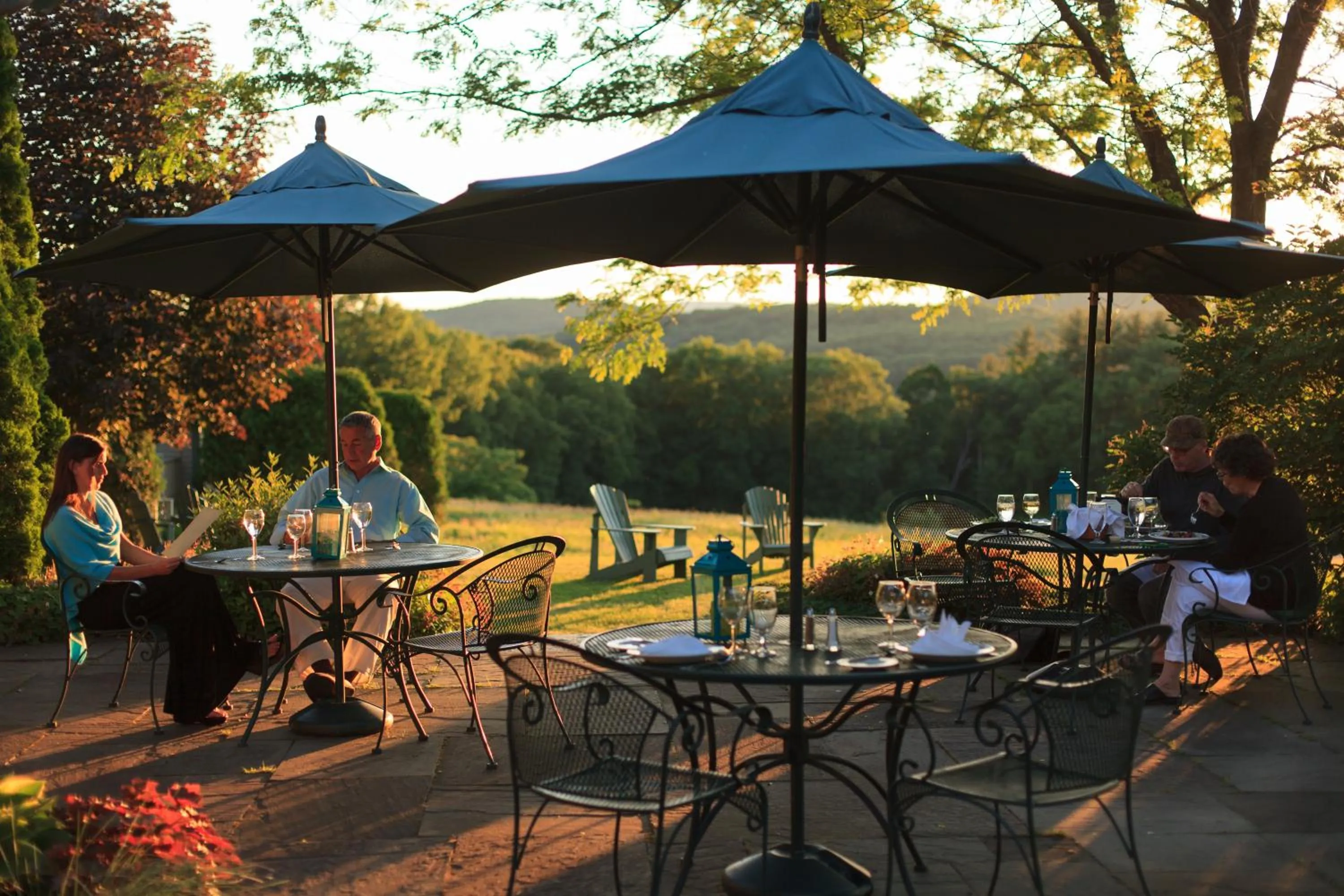 Patio in Chesterfield Inn