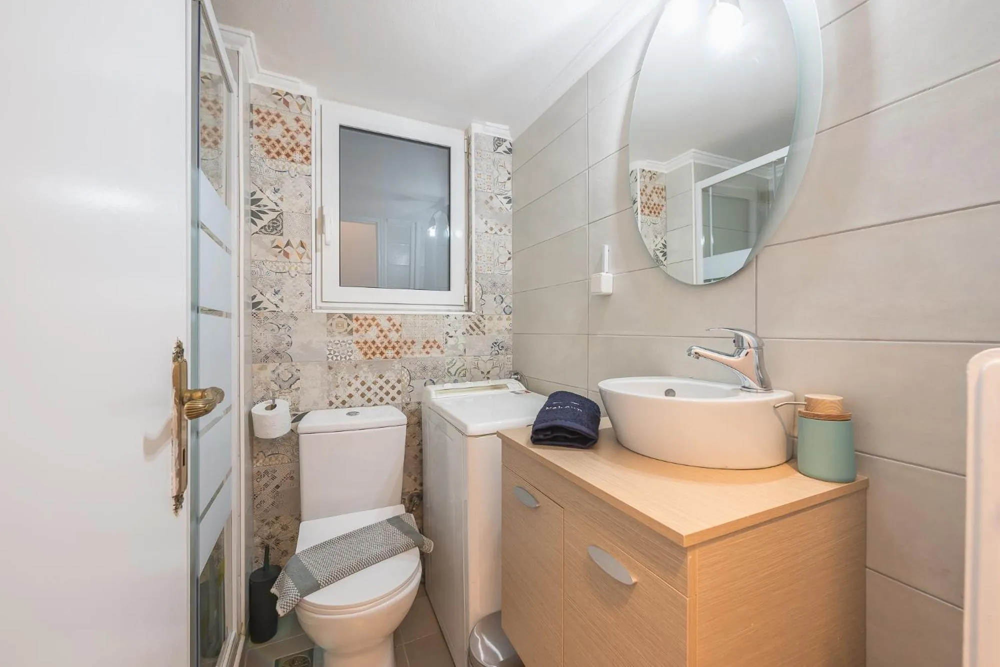 Shower in City Nest Apartment by Cloudkeys