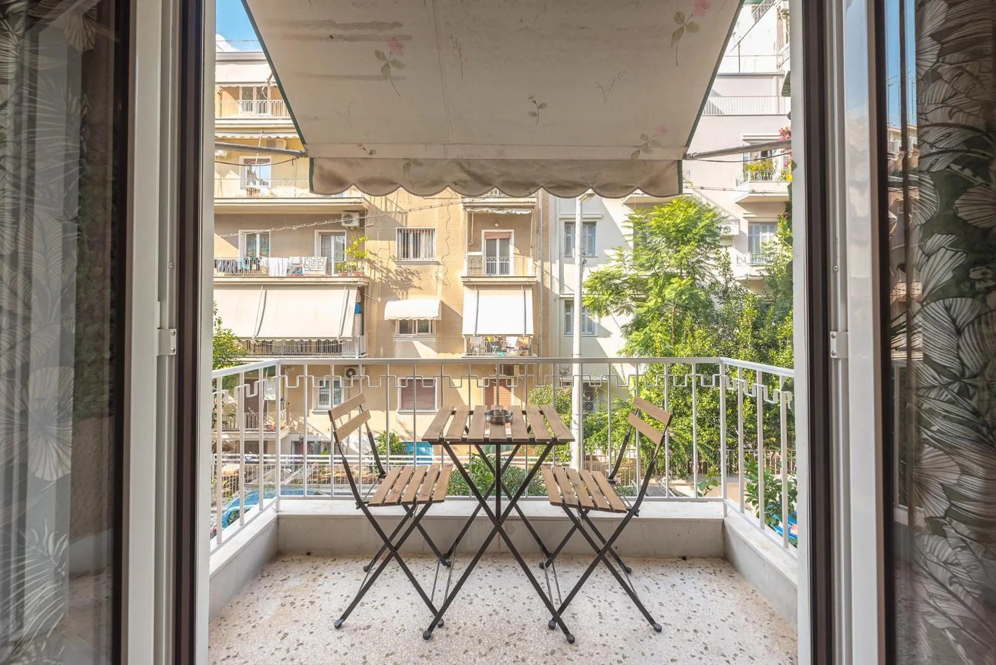 Balcony/Terrace in City Nest Apartment by Cloudkeys