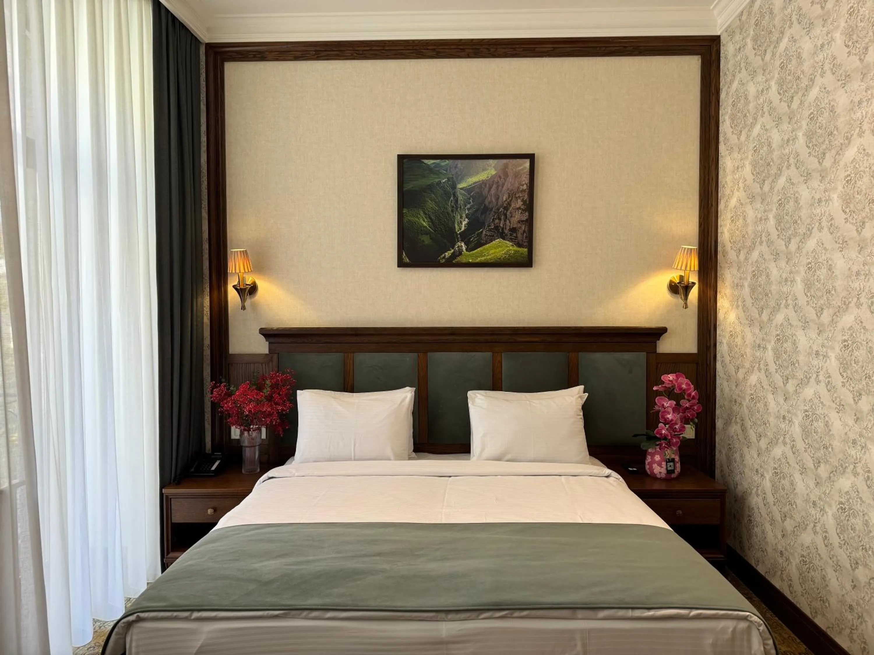 Bed in Midway Hotel Baku