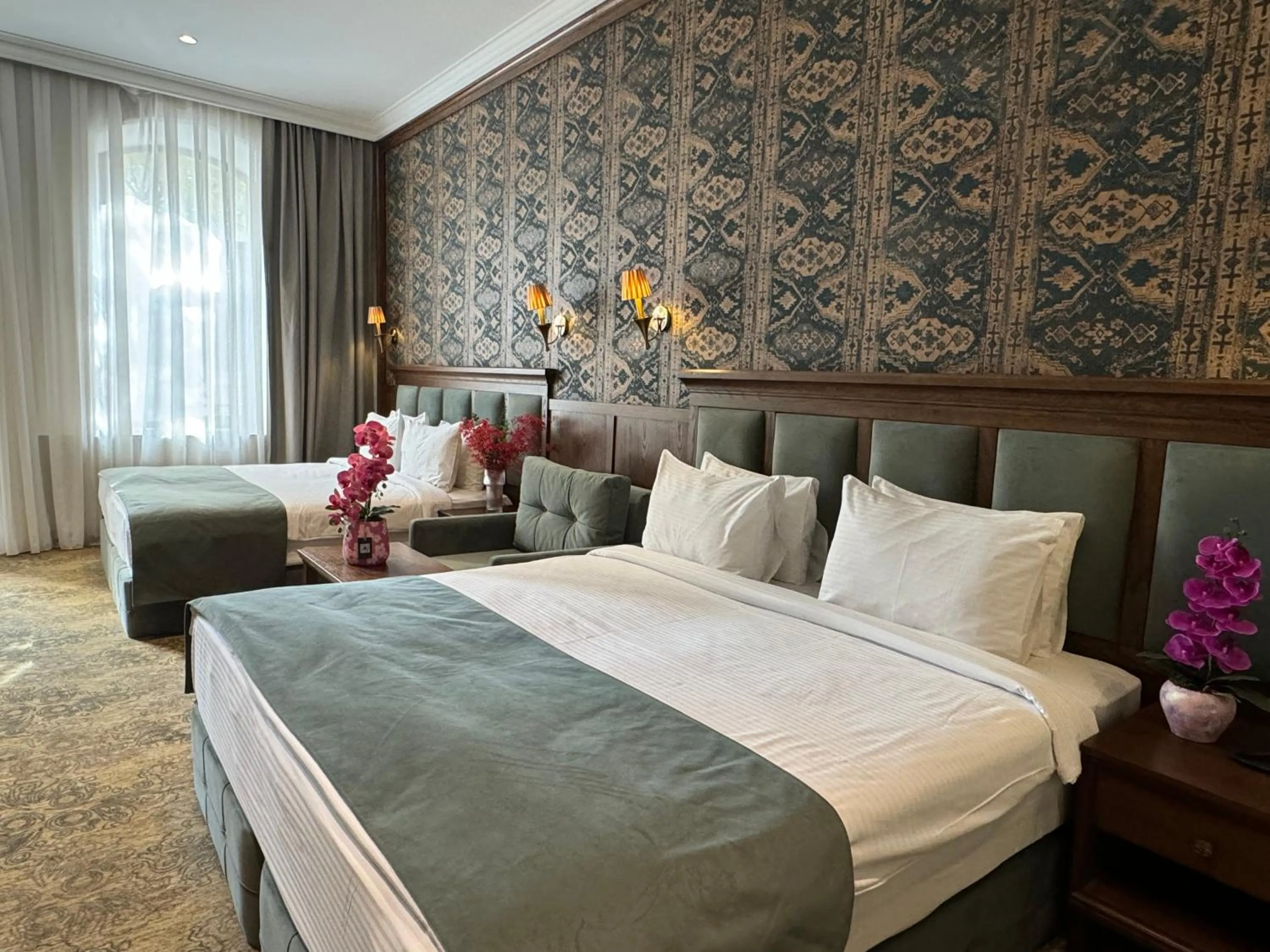 Bed in Midway Hotel Baku