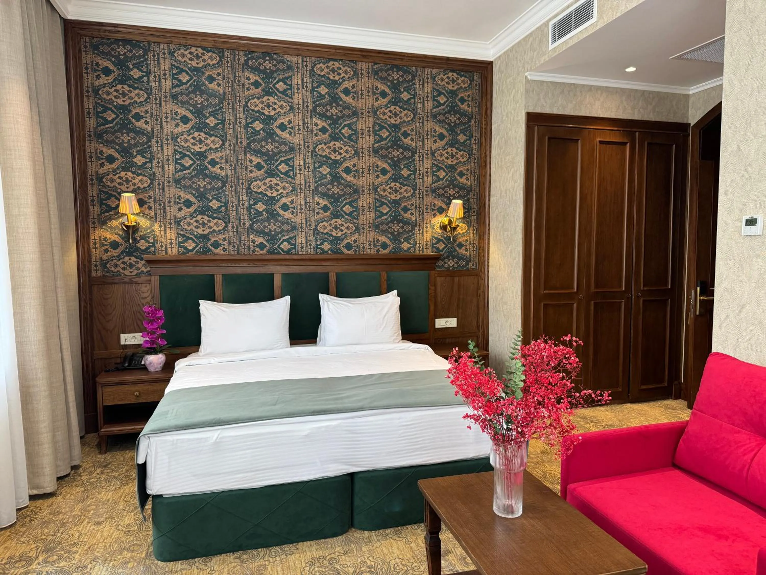 Bed in Midway Hotel Baku