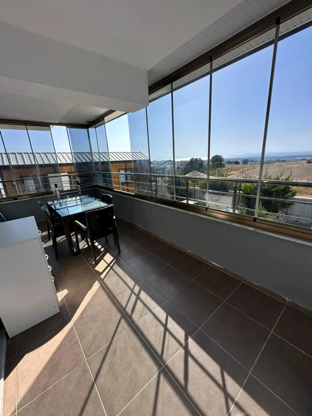 Balcony/Terrace in Mavi Restaurant & Apartments 3