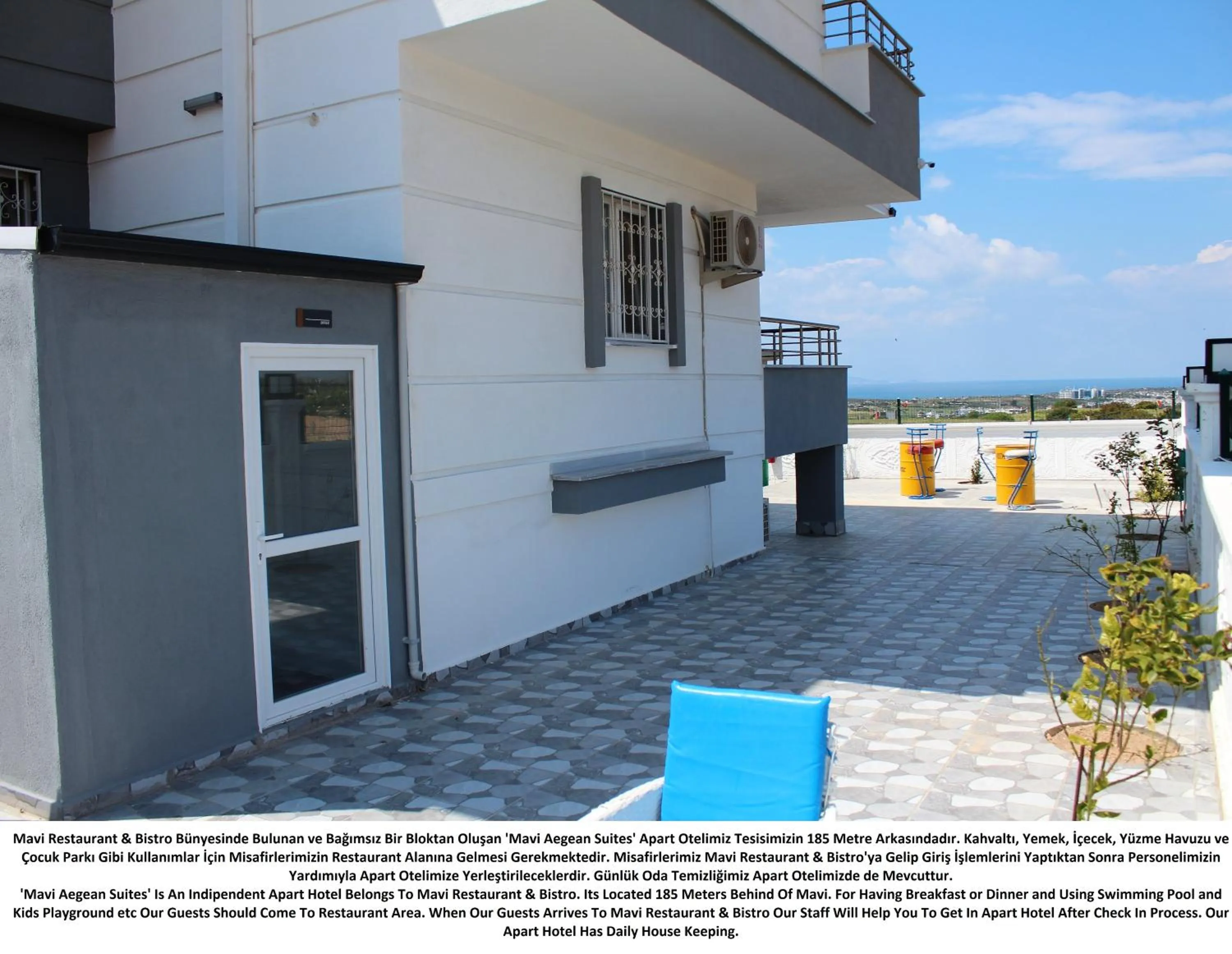 Property building in Mavi Restaurant & Apartments 3