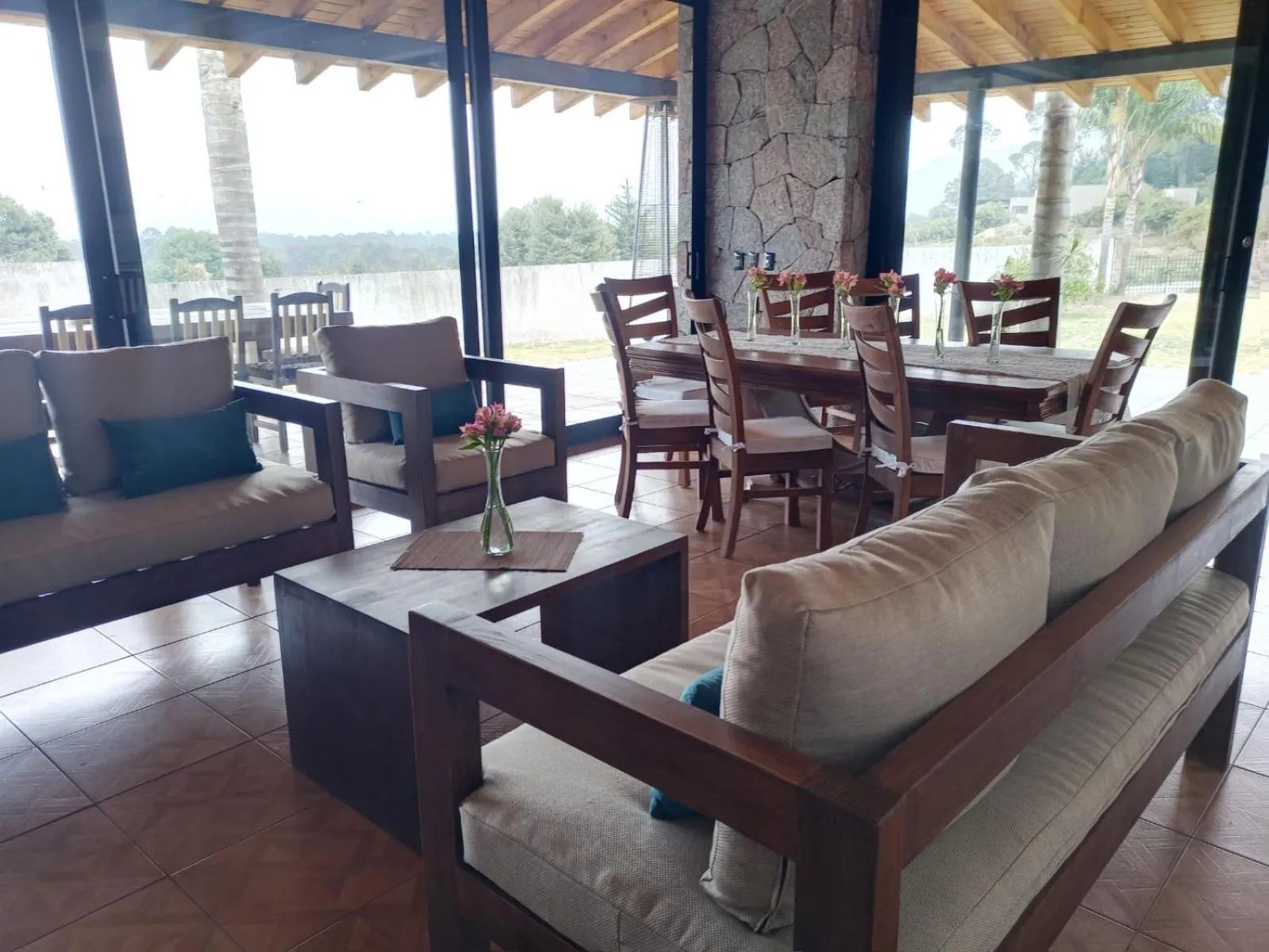 Seating area in Hotel Campestre, Valle de Bravo