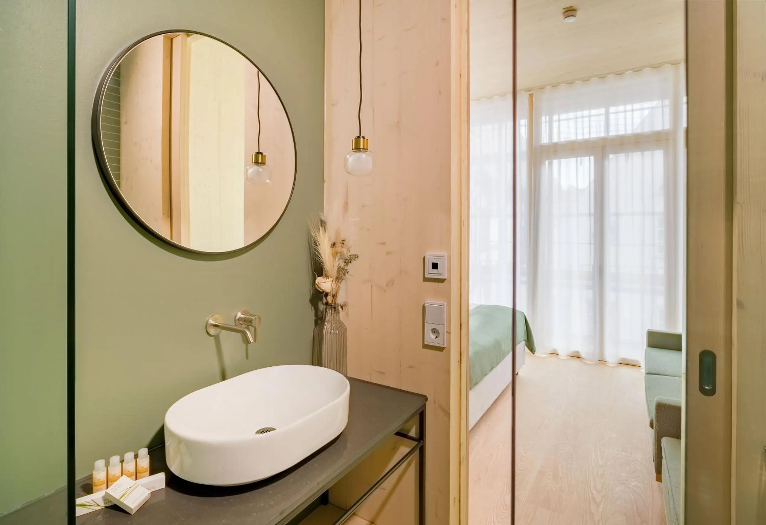 Bathroom in Hotel Krone Oettingen