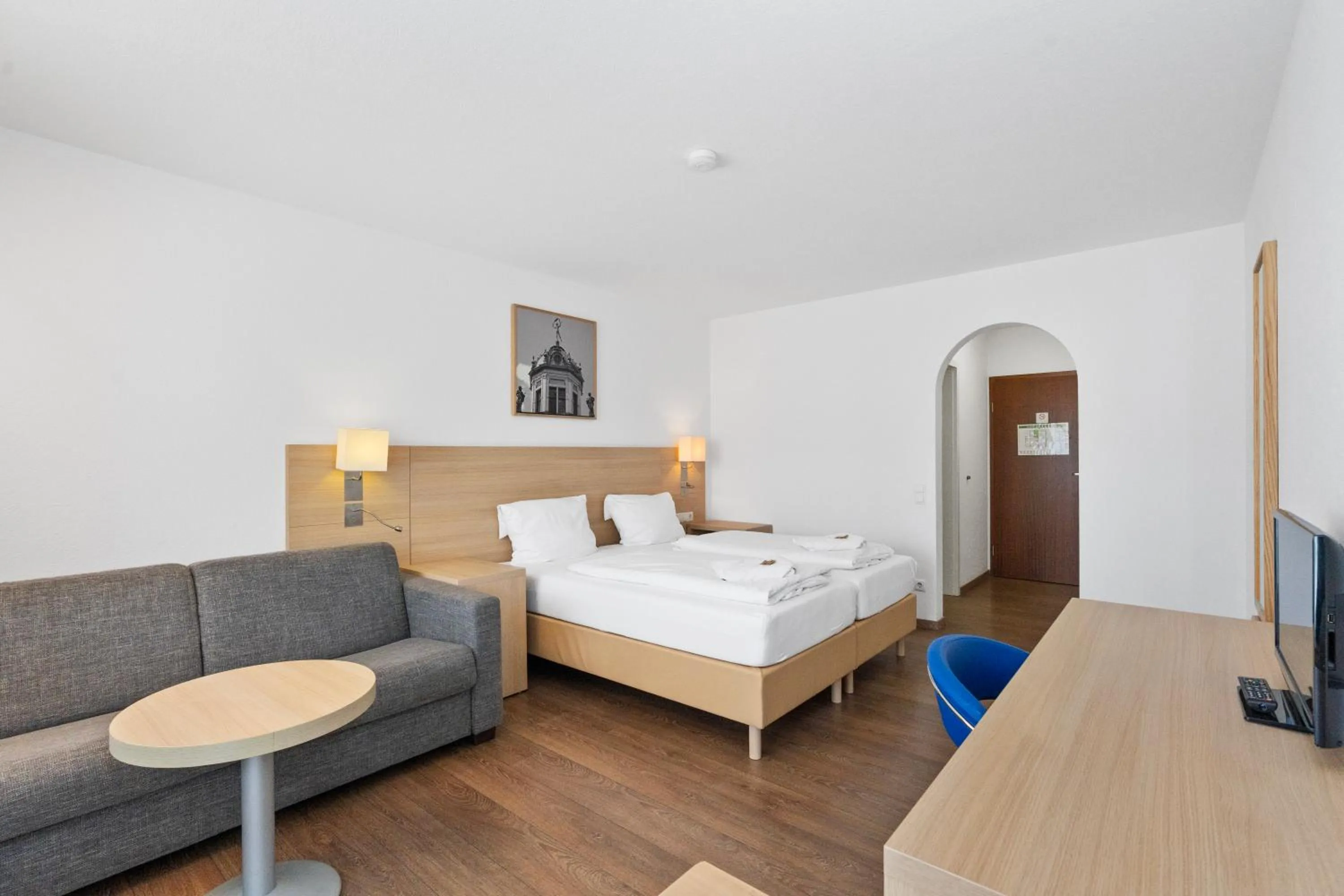 Photo of the whole room, Bed in Hotel Adler