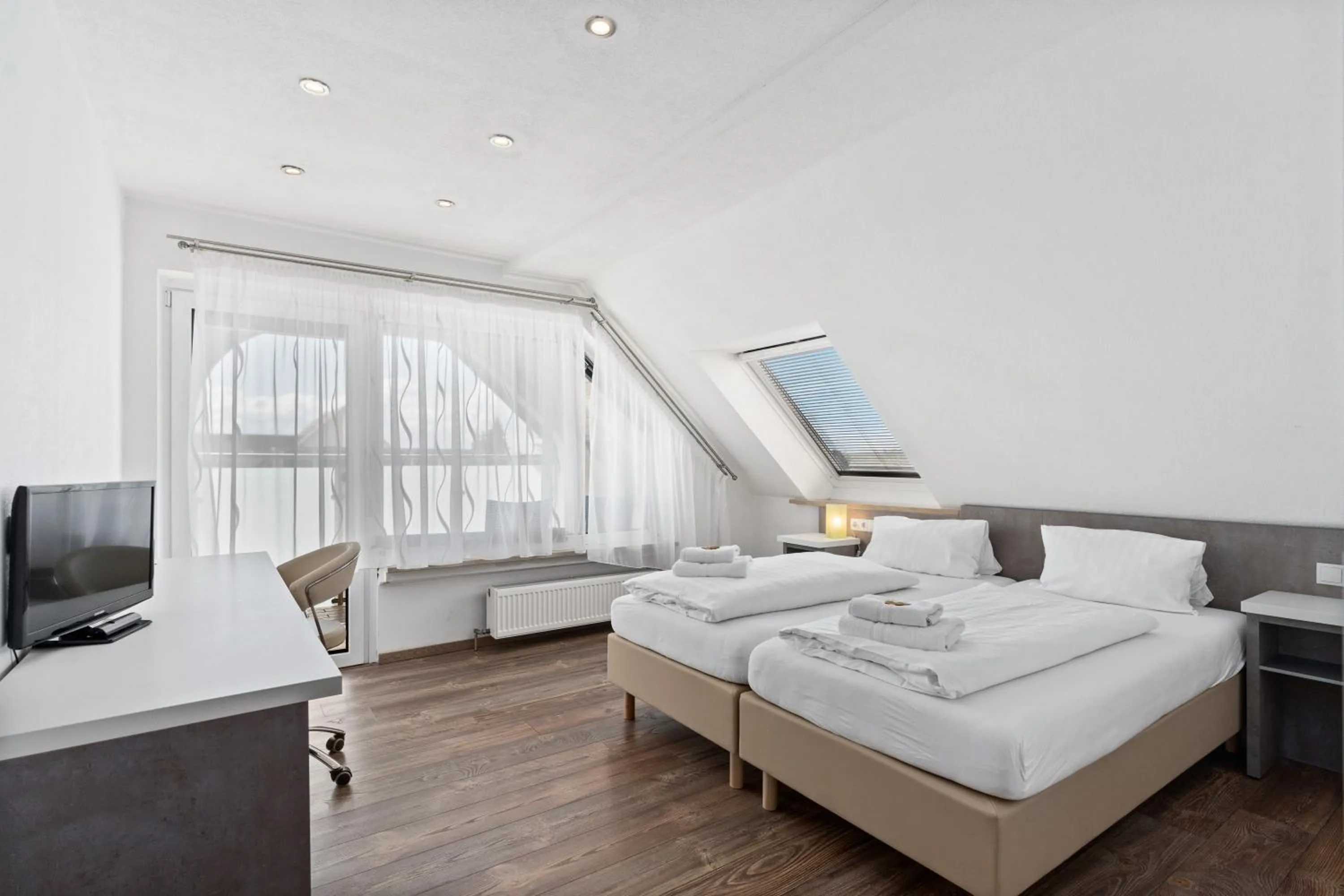 Photo of the whole room, Bed in Hotel Adler