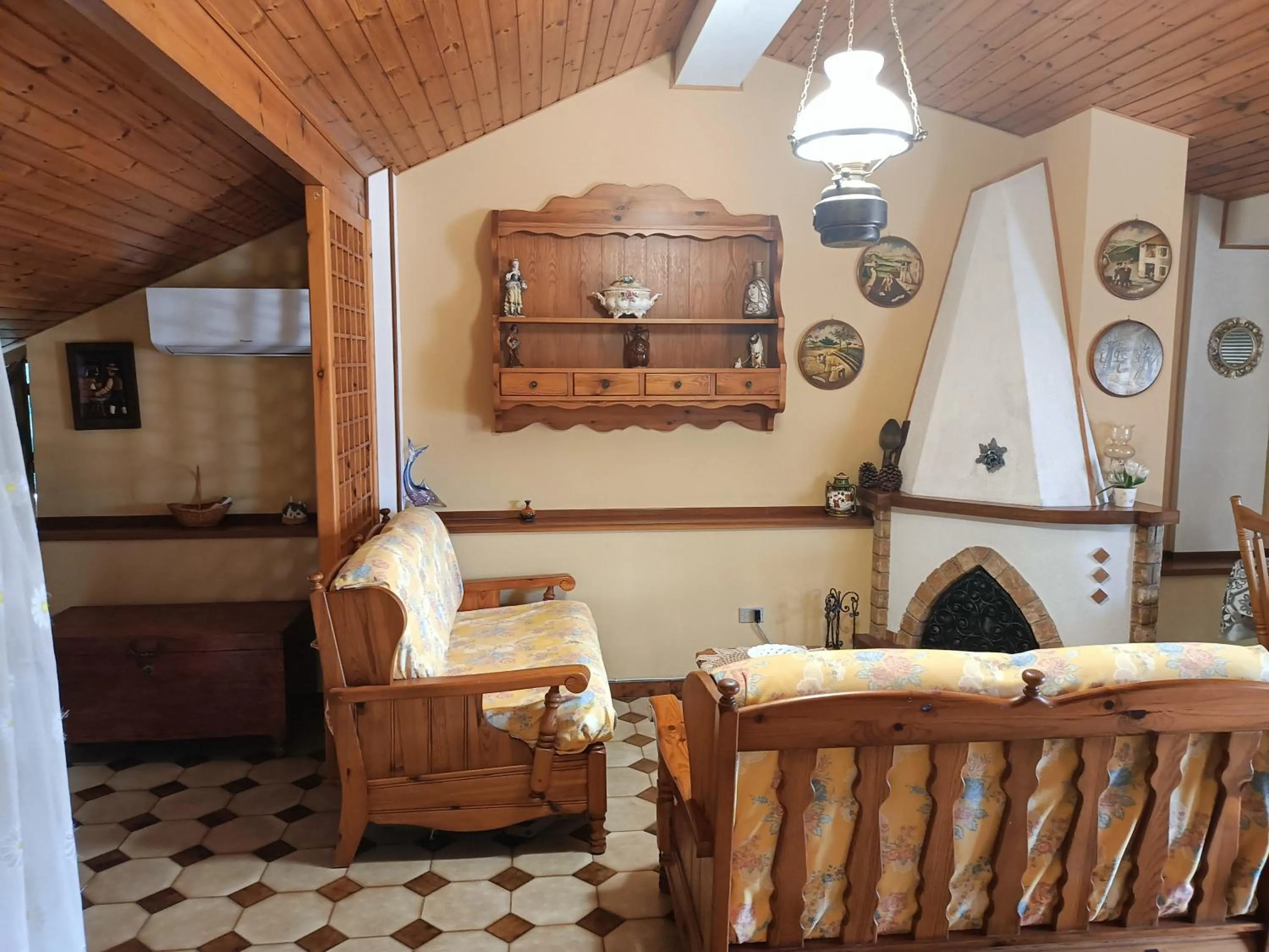 Living room in B&B Mimosa