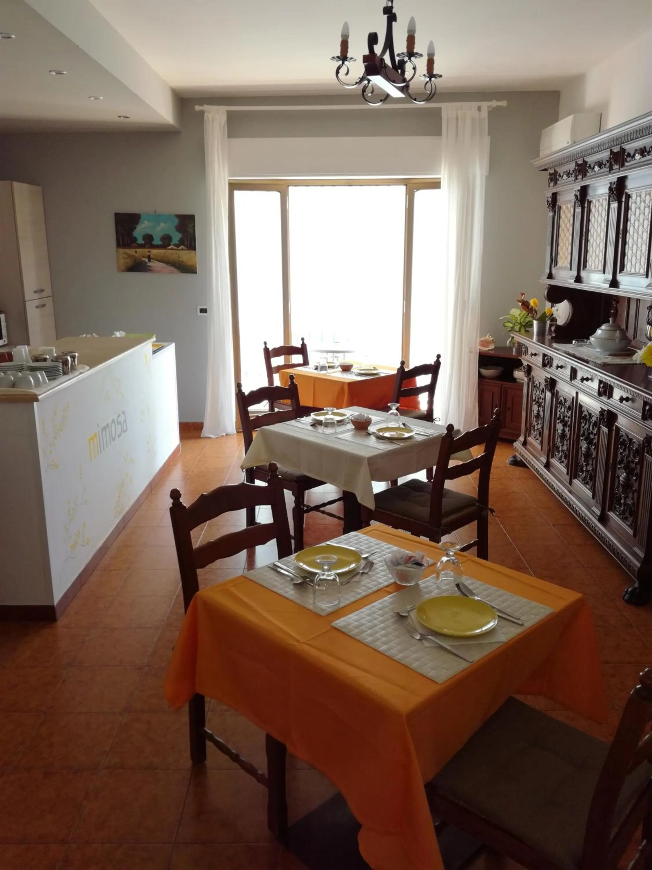 Area and facilities in B&B Mimosa