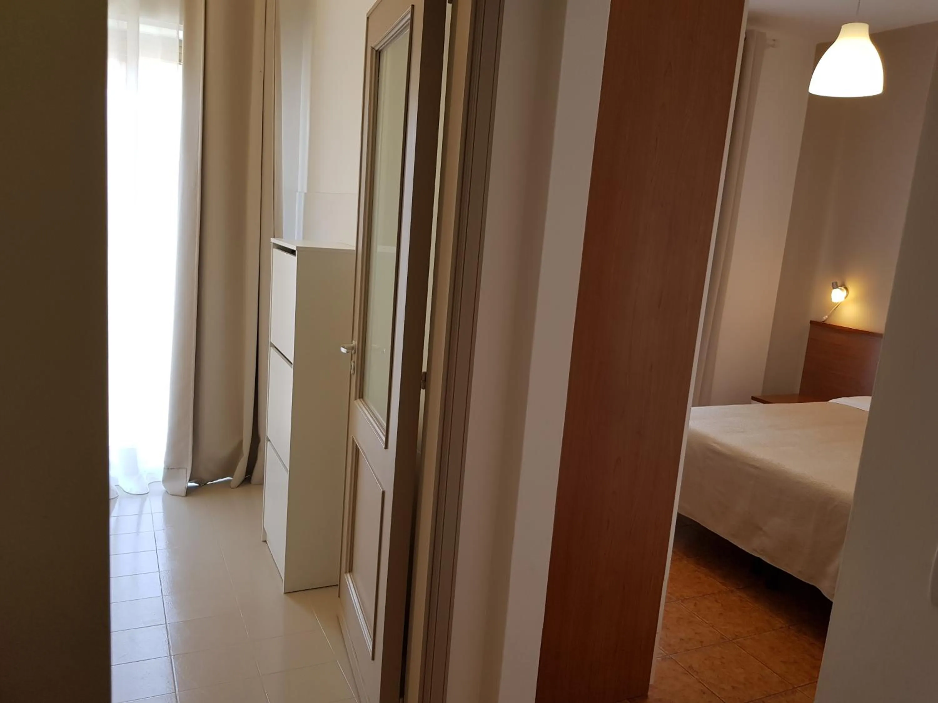 Bathroom, Bed in B&B Mimosa