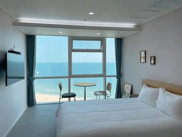 Bed in Hotel Haeundae Elysia