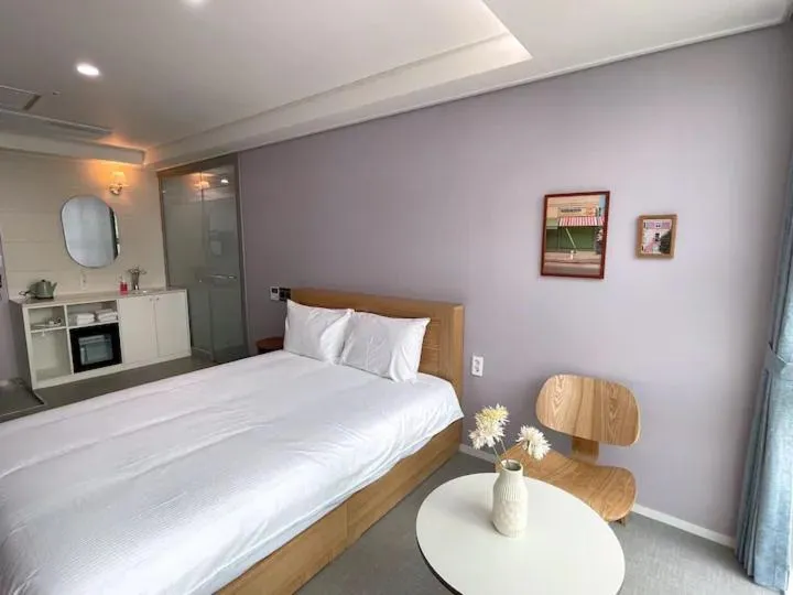 Bed in Hotel Haeundae Elysia