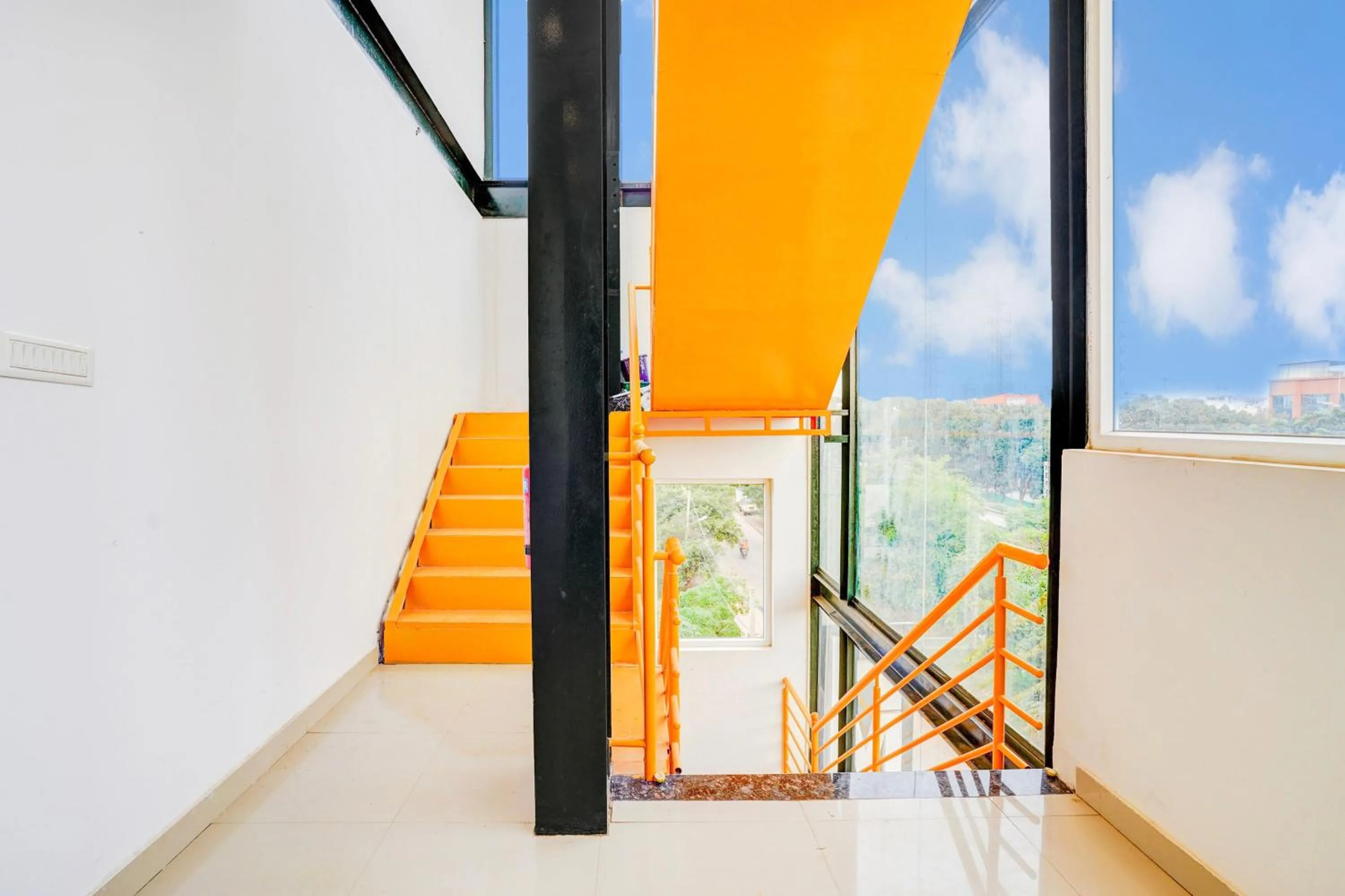 Facade/entrance in Hotel O HMR Inn