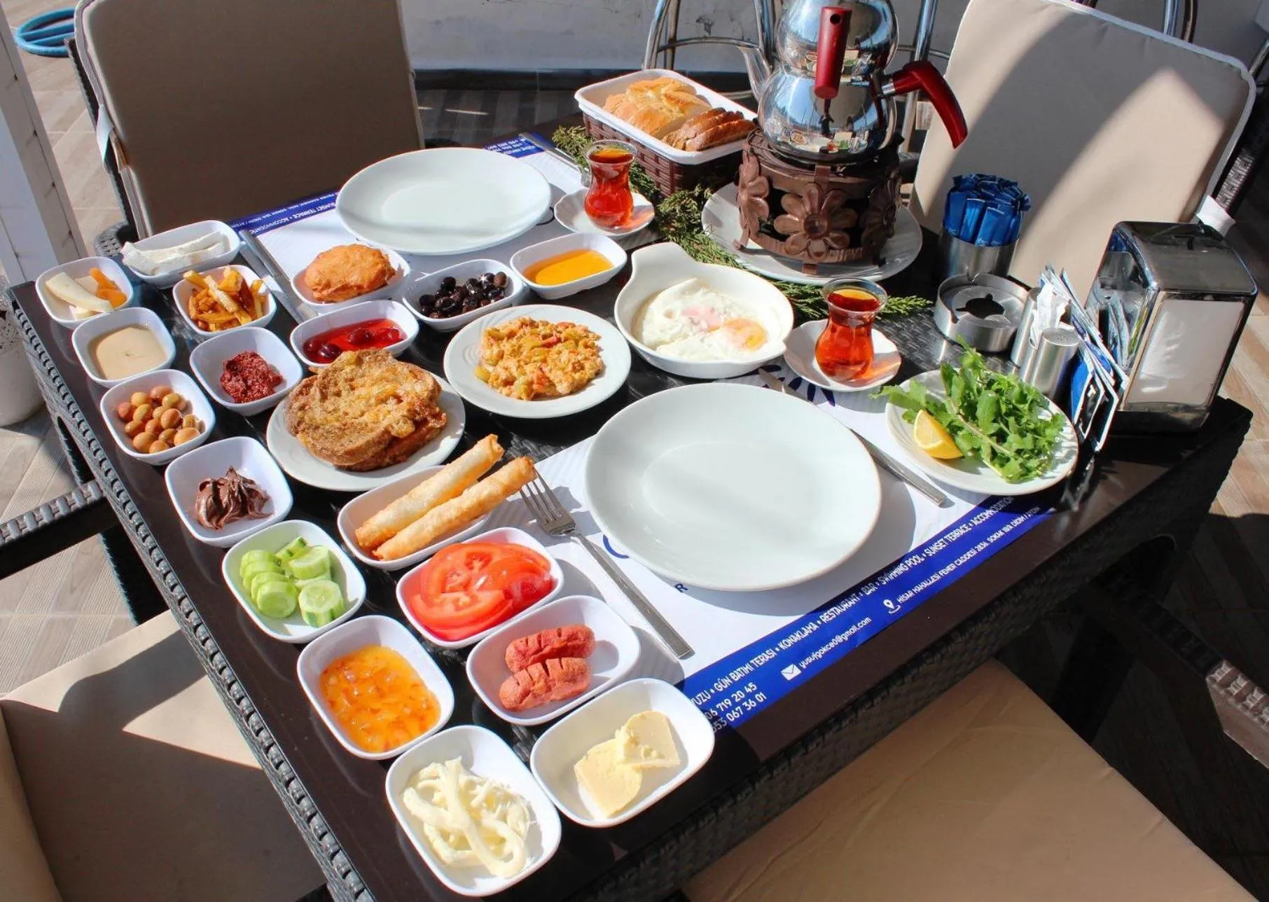 Breakfast in Mavi Restaurant & Apartments 1