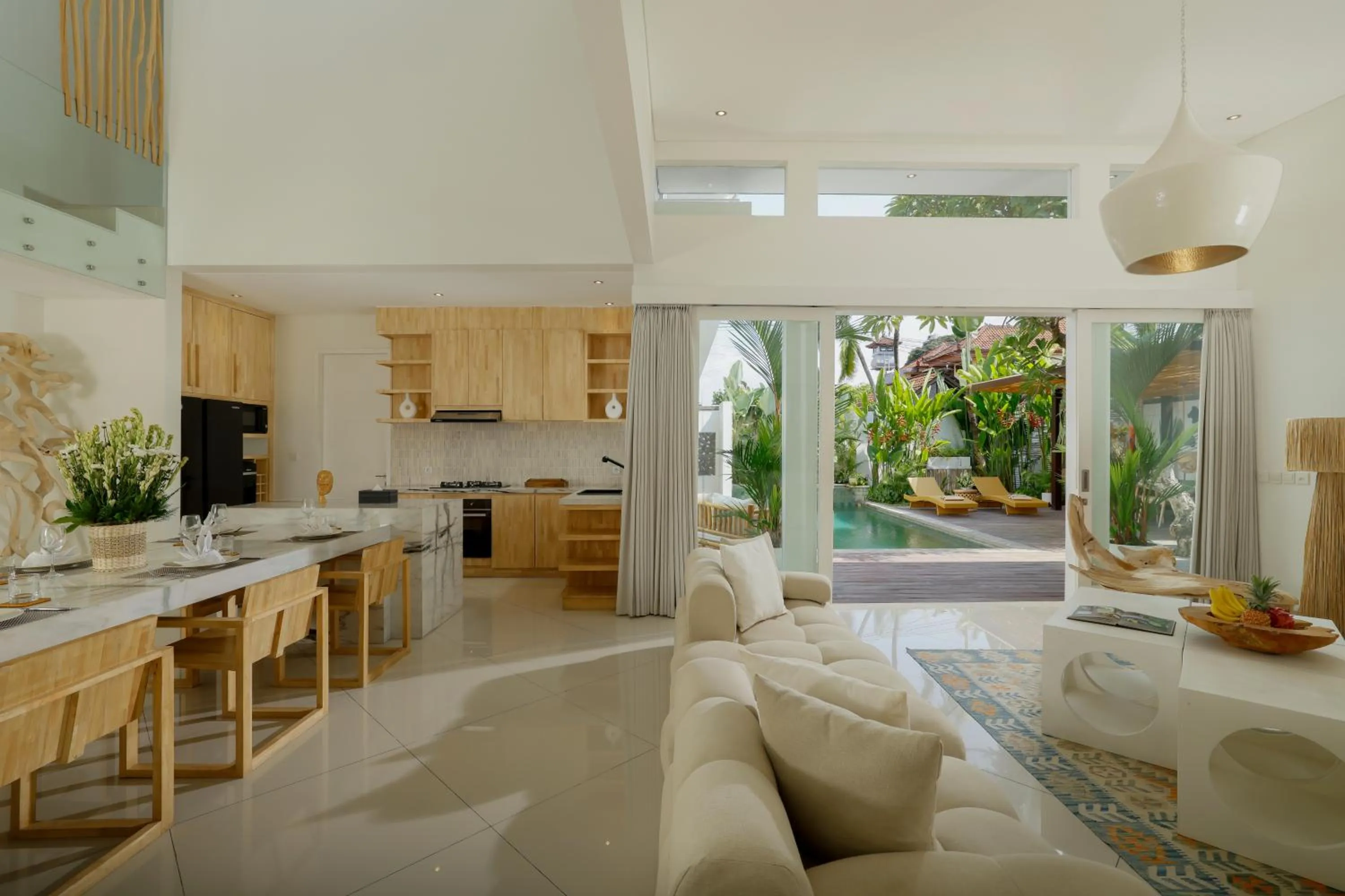 Living room in The Suar Sanur by Nakula