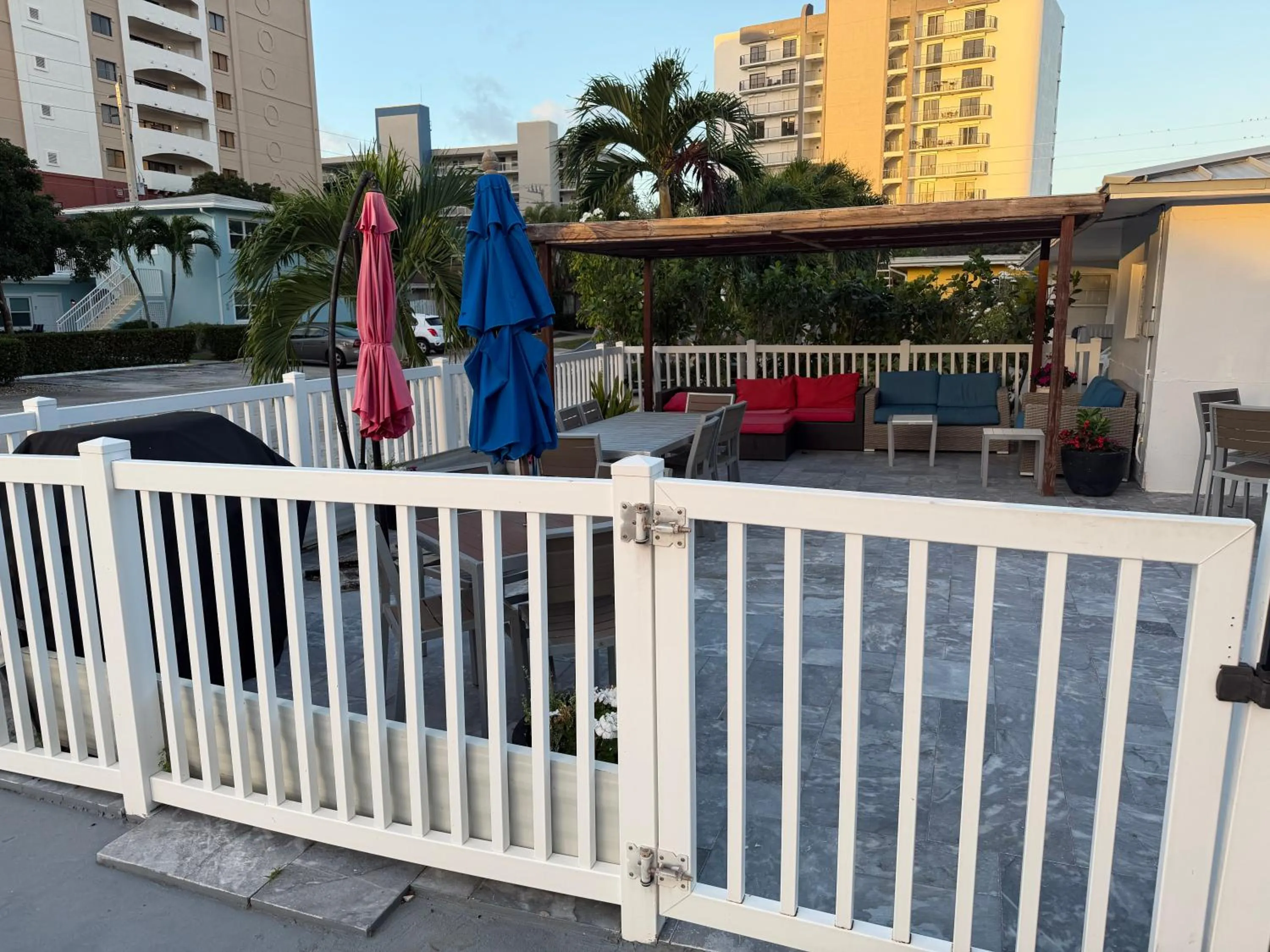 Pool view in Pelican By The Sea