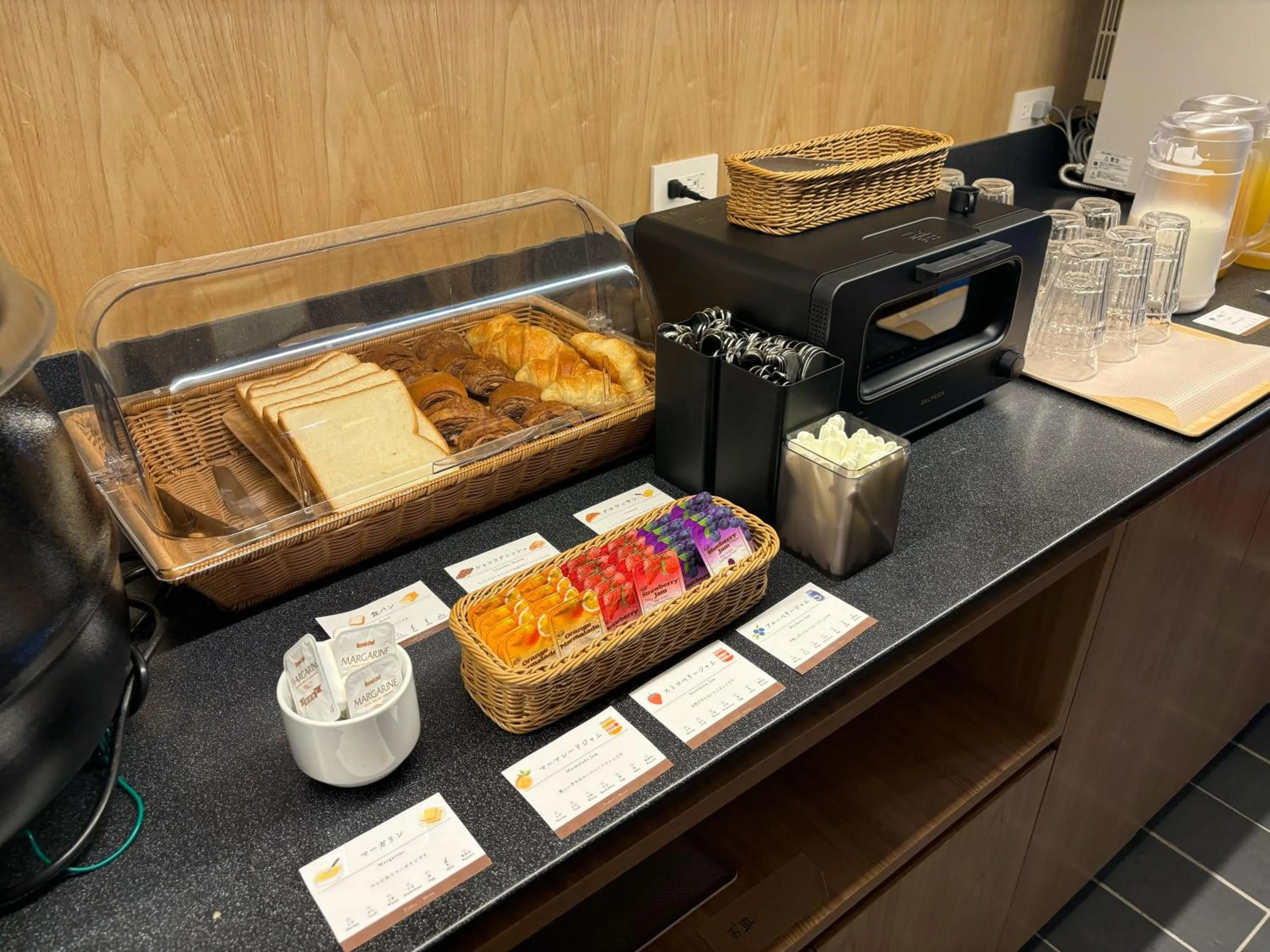 Buffet breakfast in Minn Asakusa Kuramae North