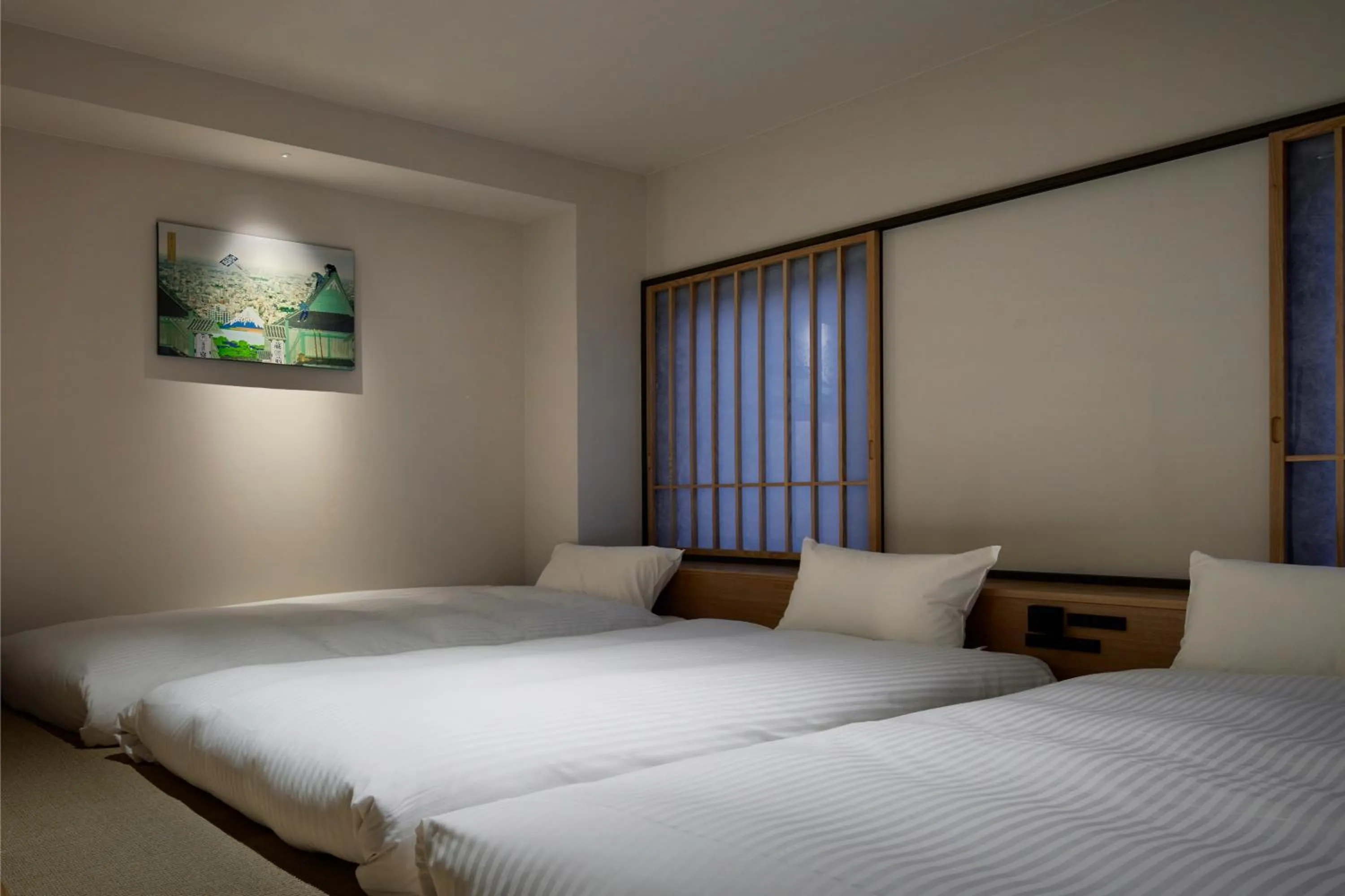 Bedroom, Bed in Minn Asakusa Kuramae North