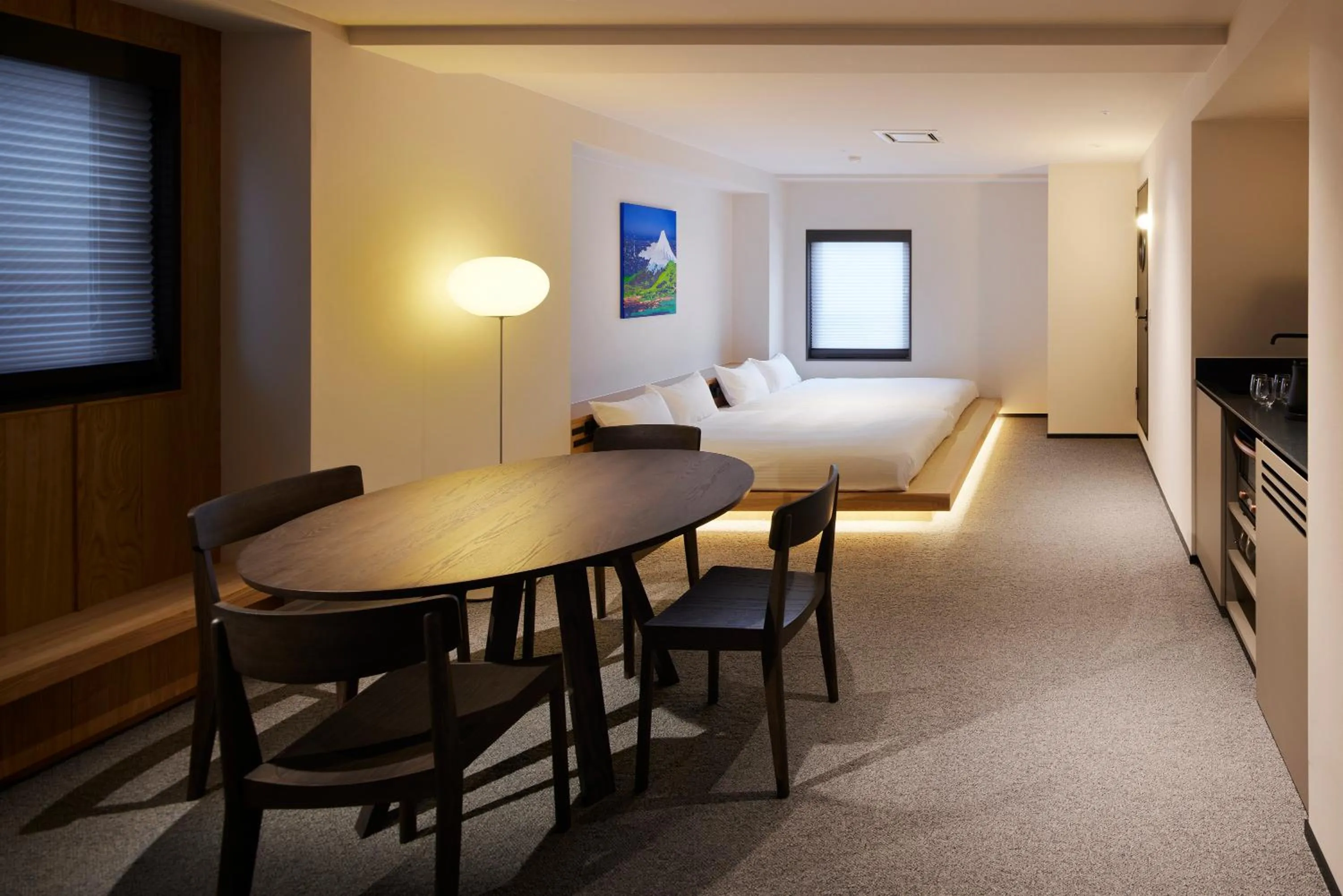 Dining area in Minn Asakusa Kuramae North