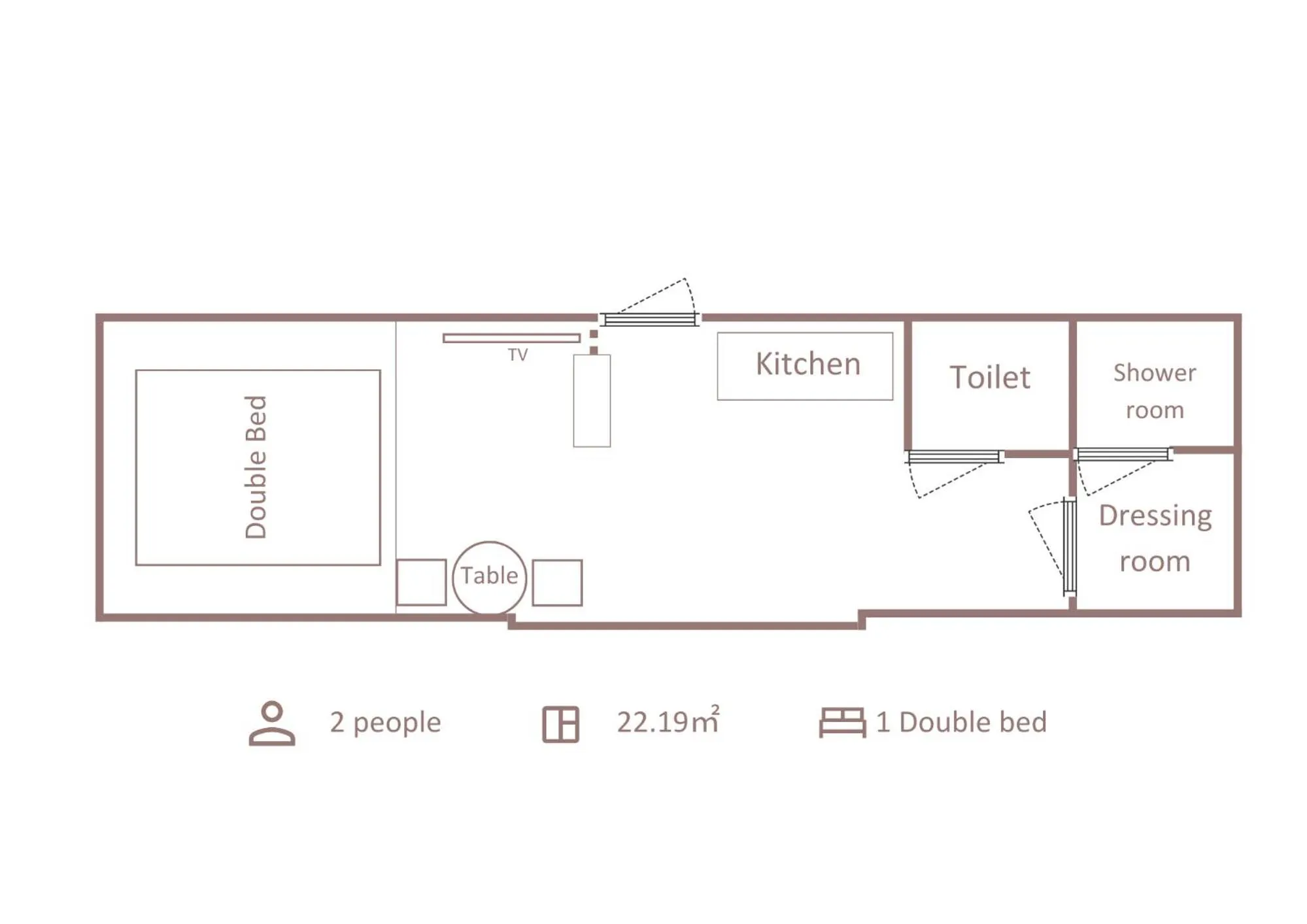 Floor plan in Minn Asakusa Kuramae North