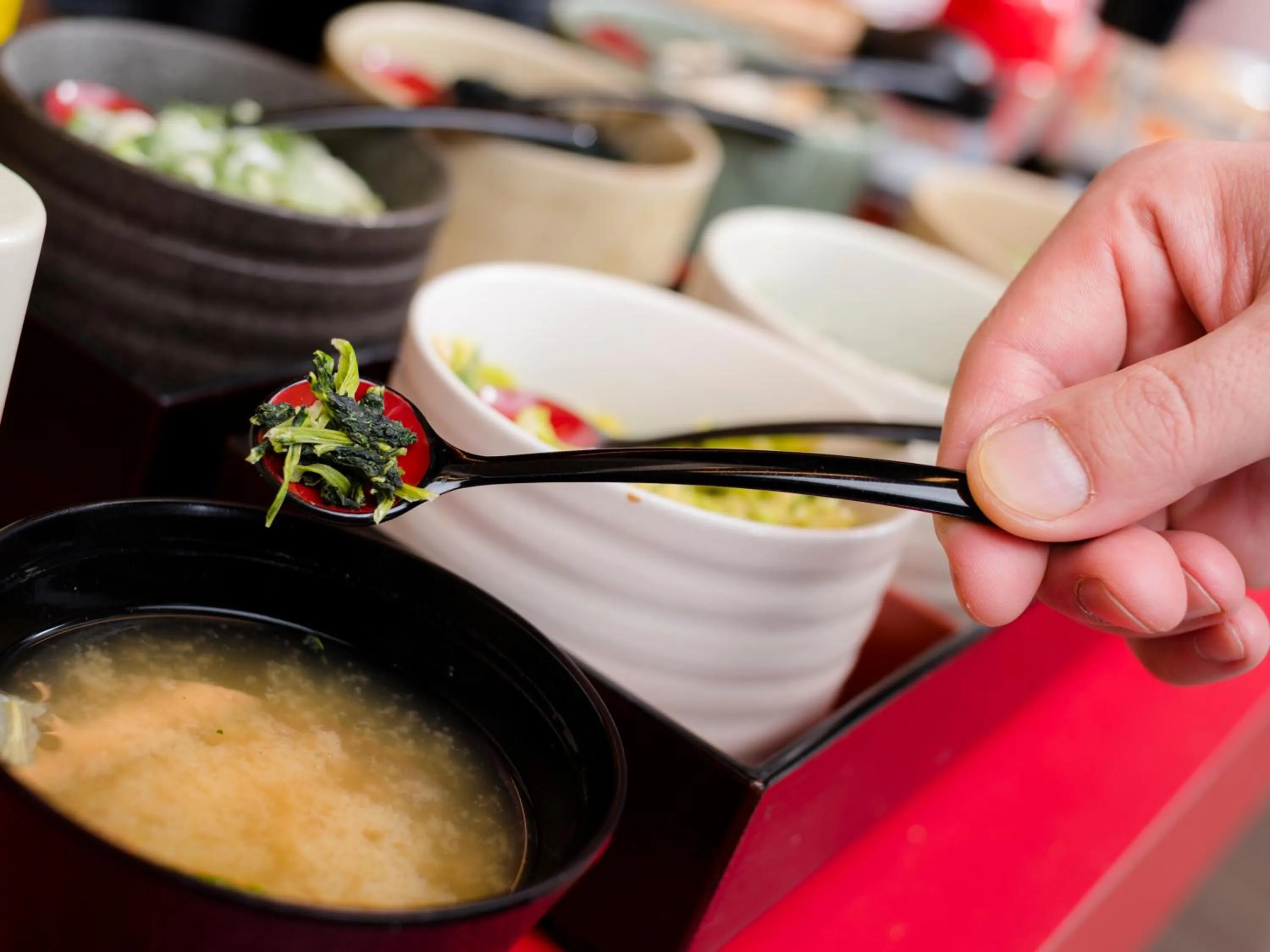 Breakfast in SUPER HOTEL Tokyo Akabane Station Higashiguchi Ichibangai