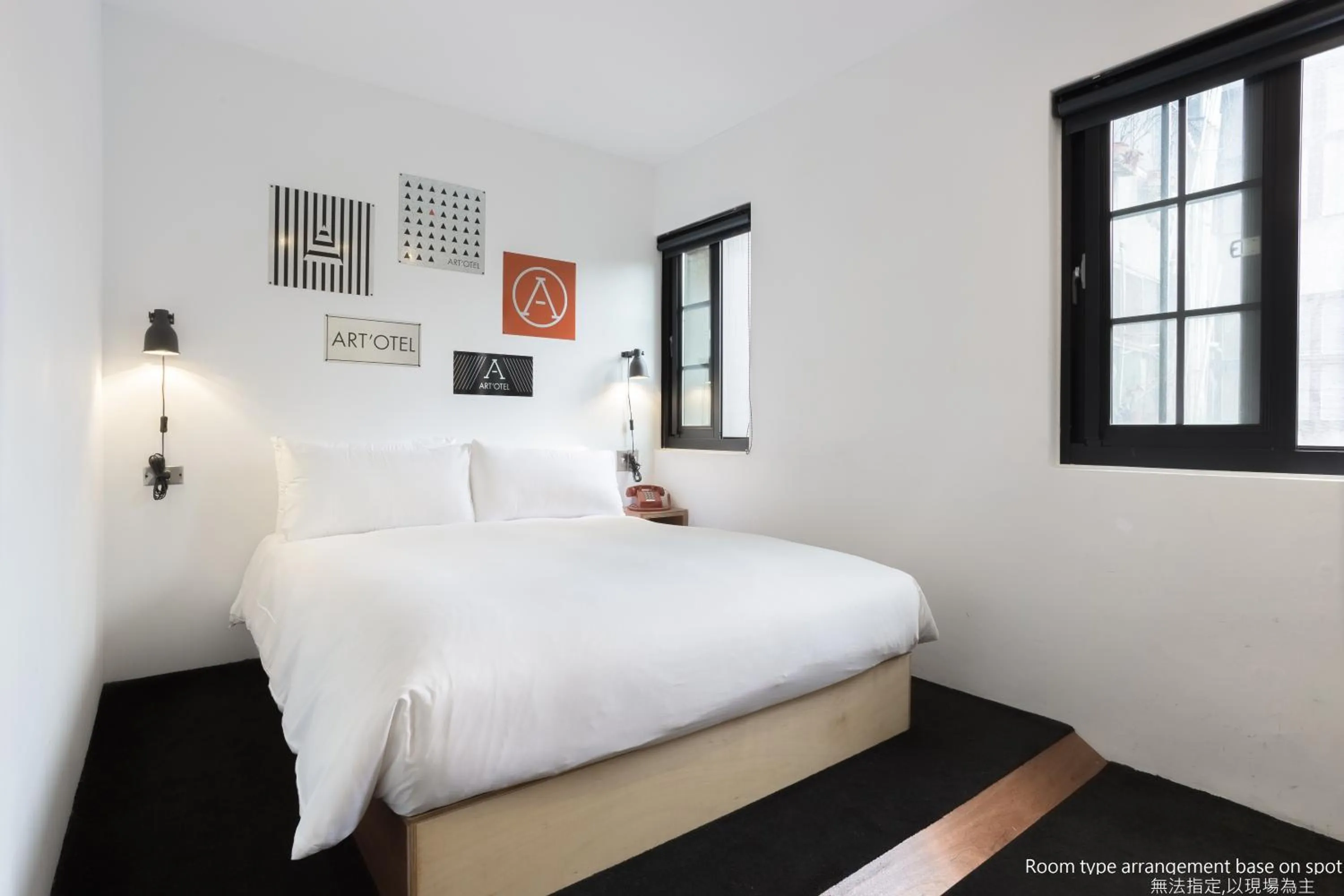 Decorative detail, Bed in ART'OTEL Ximending TAIPEI