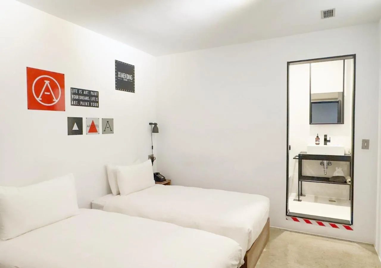 Bedroom, Bed in ART'OTEL Ximending TAIPEI