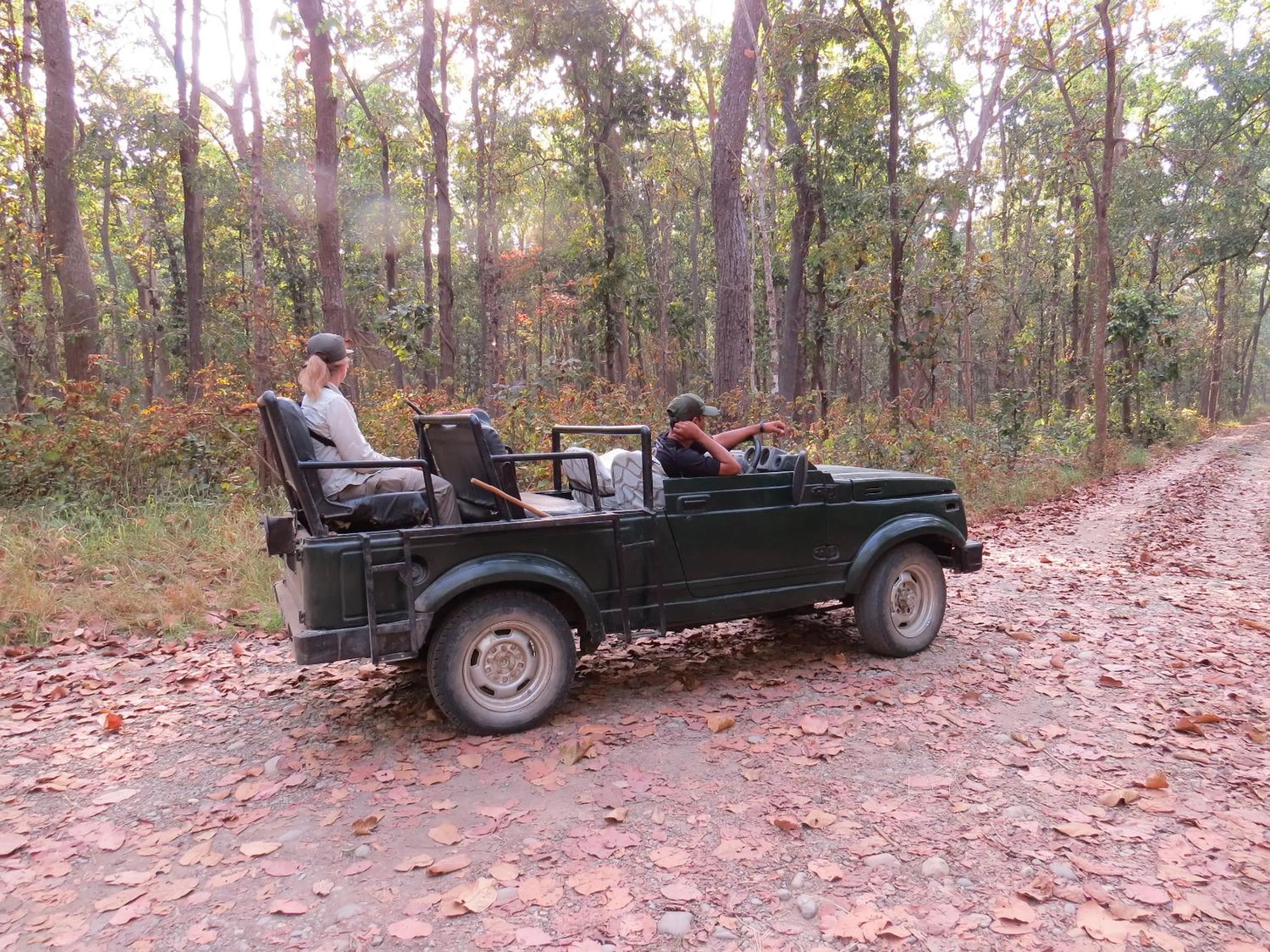group of guests in Bardia Kingfisher Resort