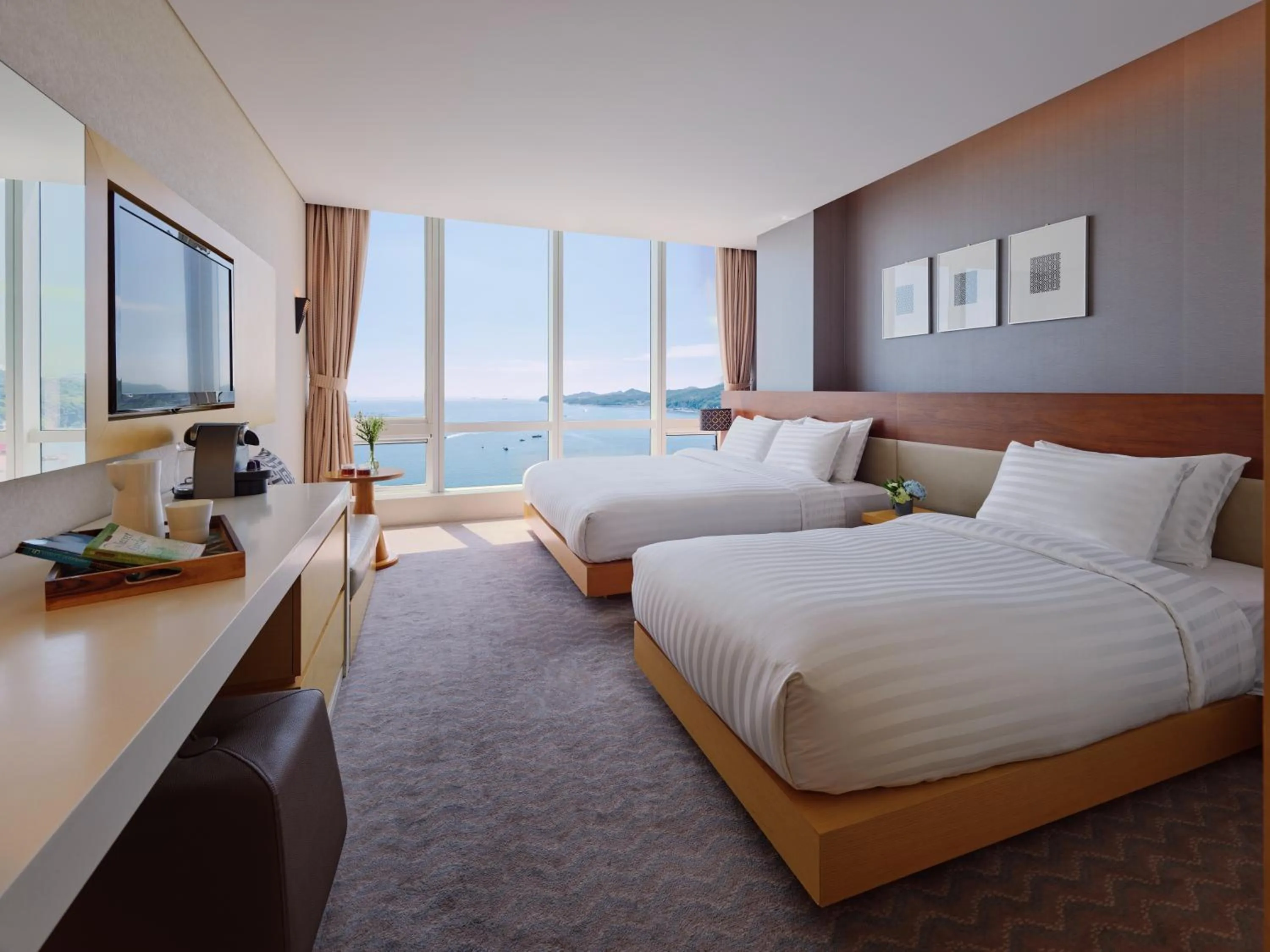 Bed in Sono Calm Yeosu