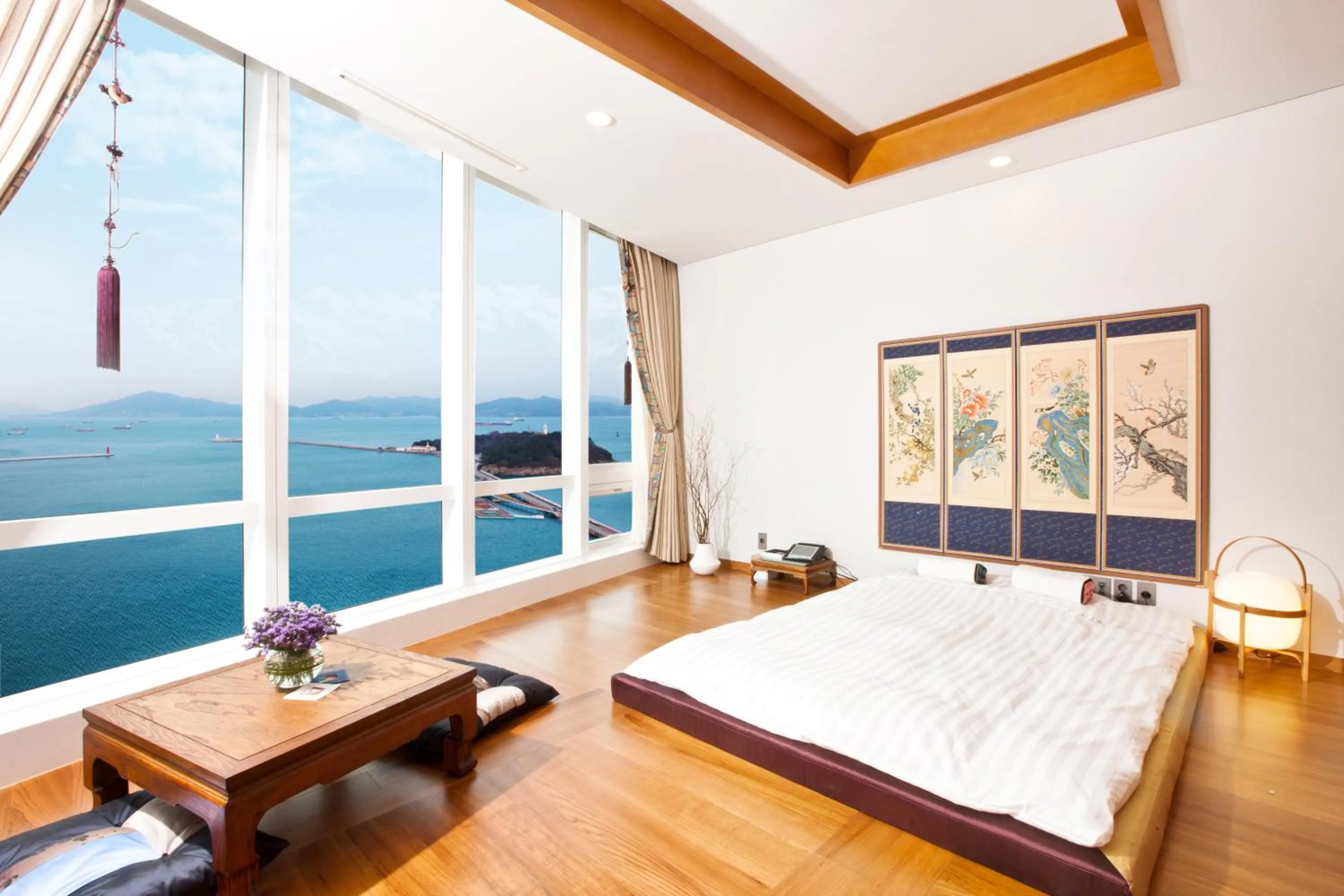 Decorative detail, Bed in Sono Calm Yeosu