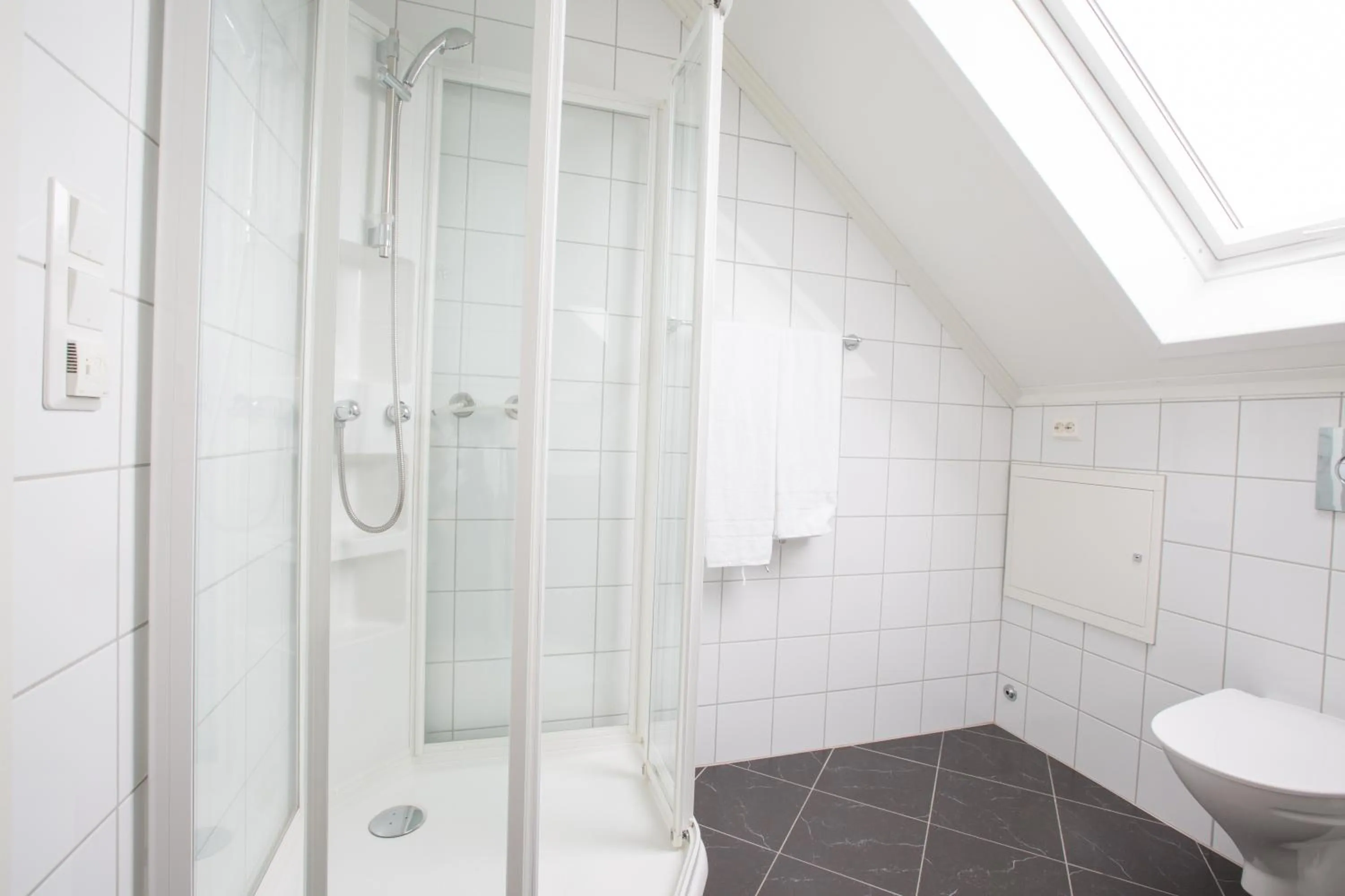 Shower in Sauda Fjord Camping