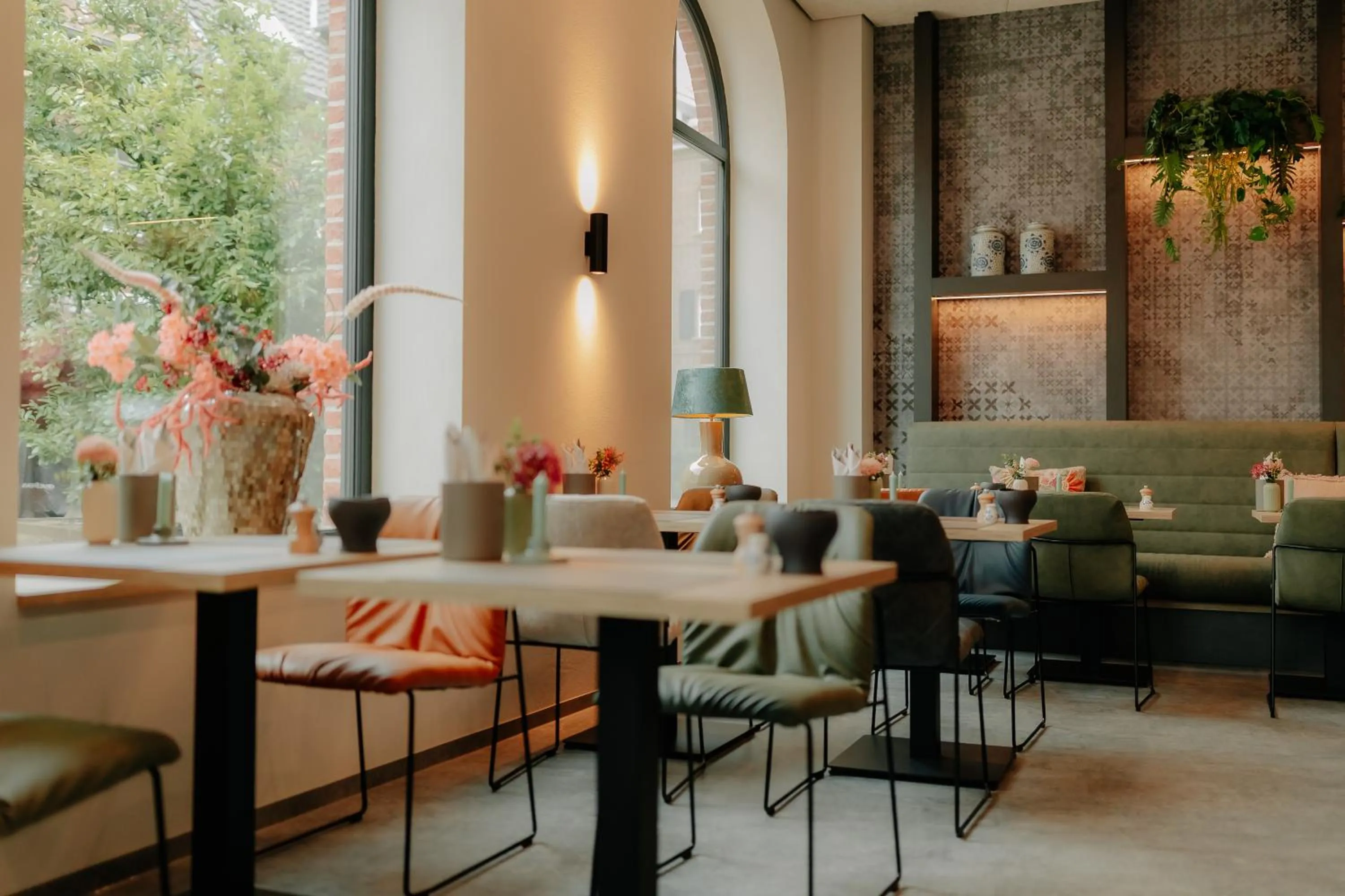 Seating area in Stadthöfe Rhede by Hackmann