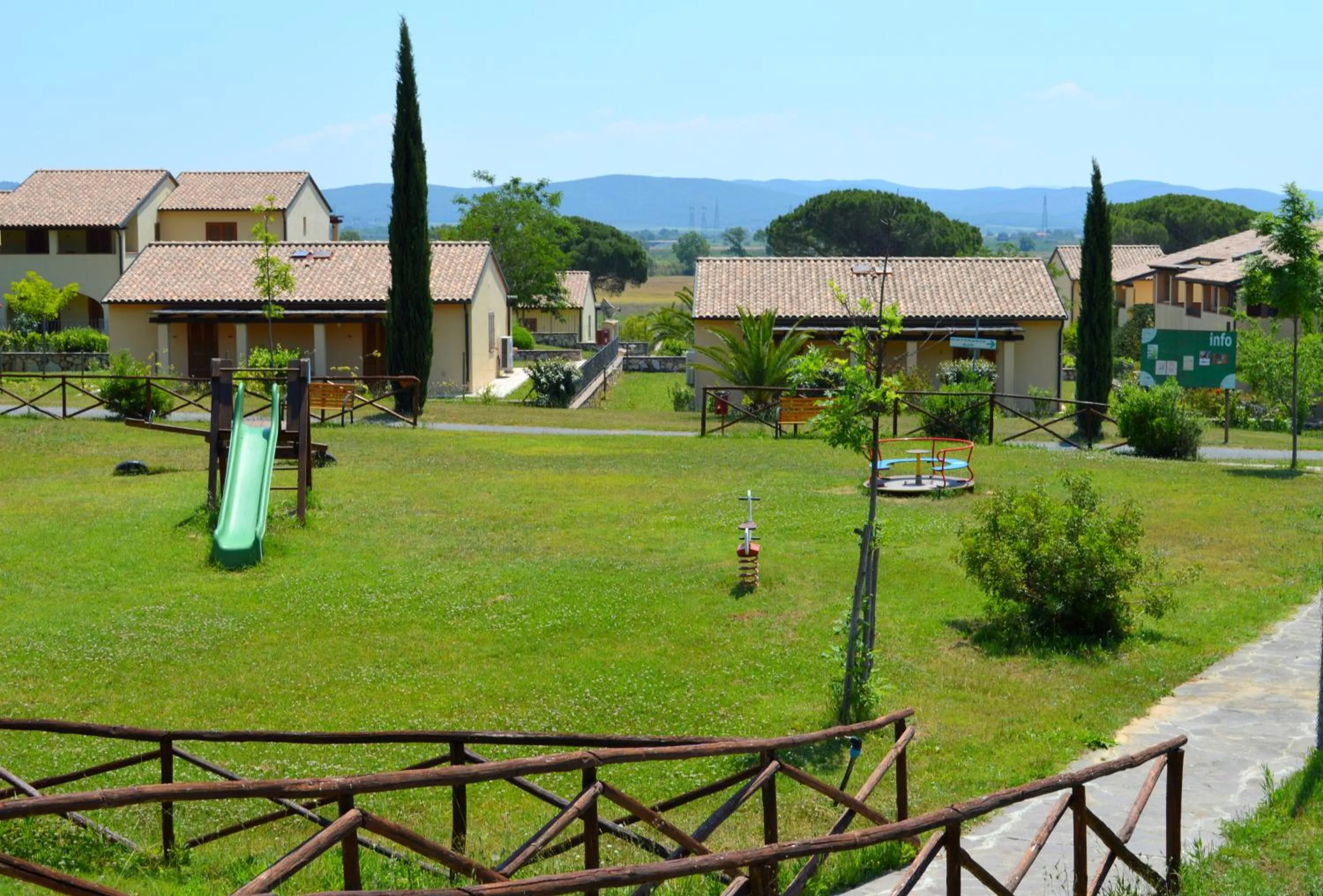 Children play ground in Le Corti Di Montepitti