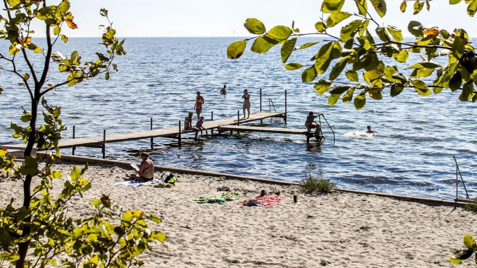 Beach in Fuglsang Herregaard Hotel