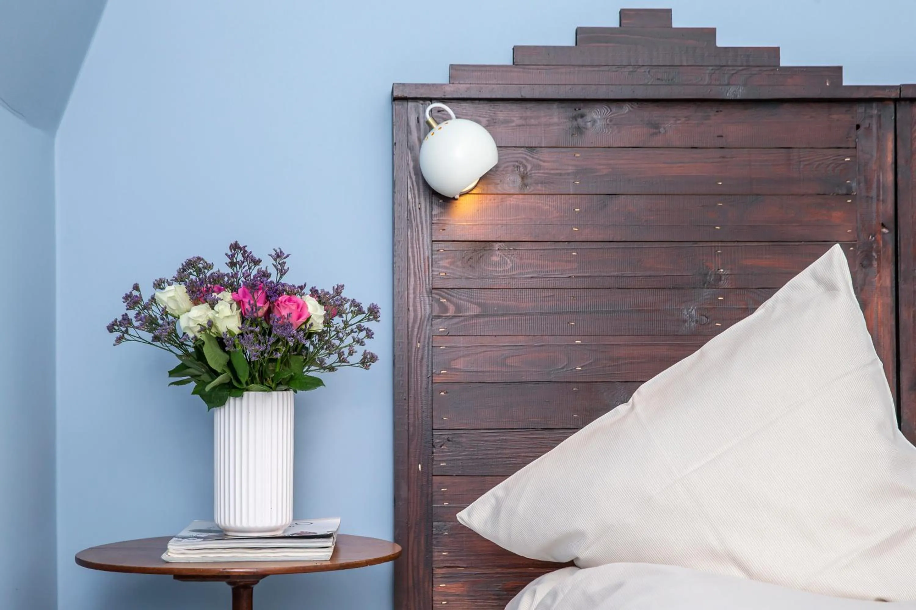 Bed in Fuglsang Herregaard Hotel