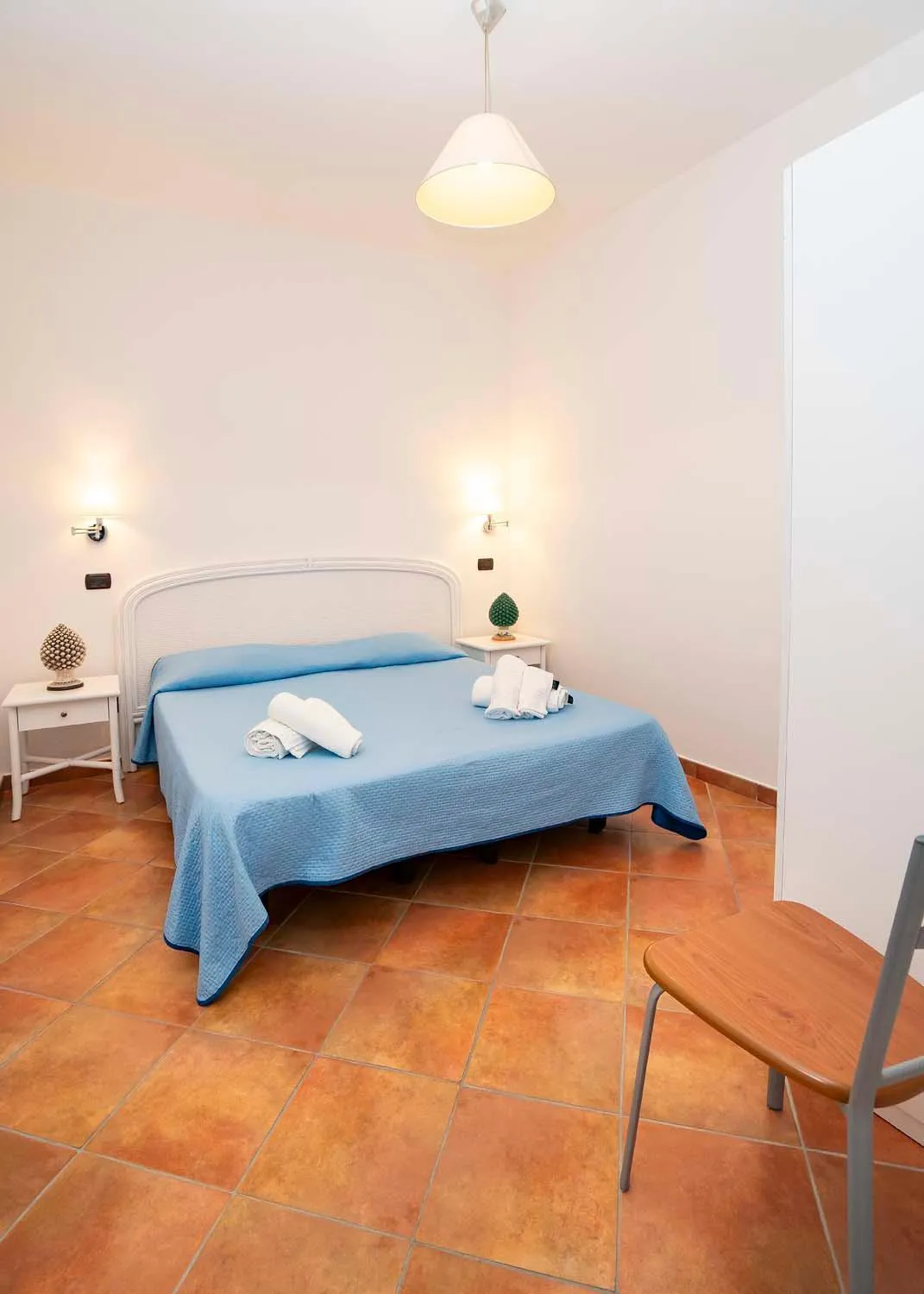 Bed in Le Tartarughe Aparthotel