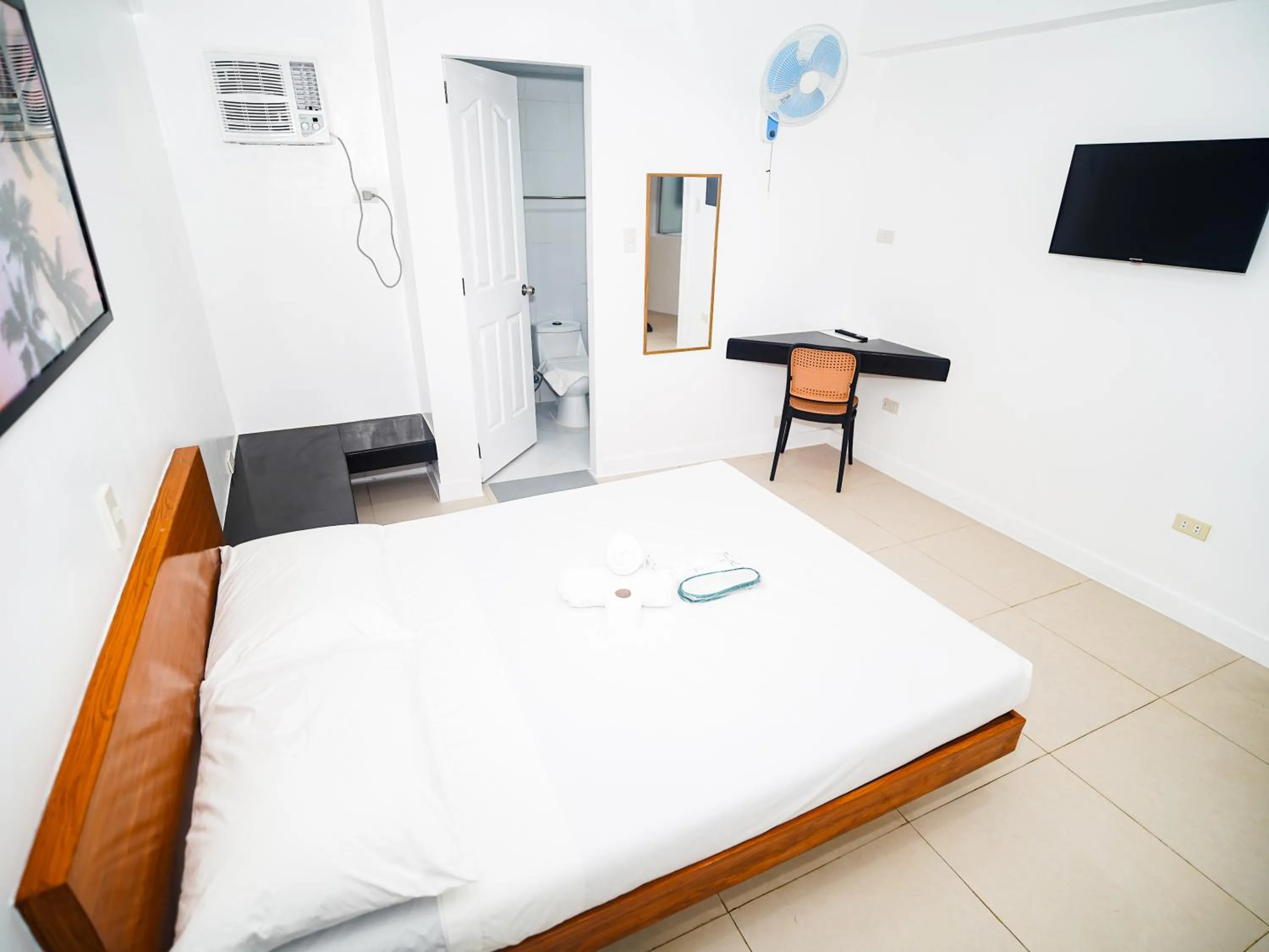 Bed in CJS Boracay Joint