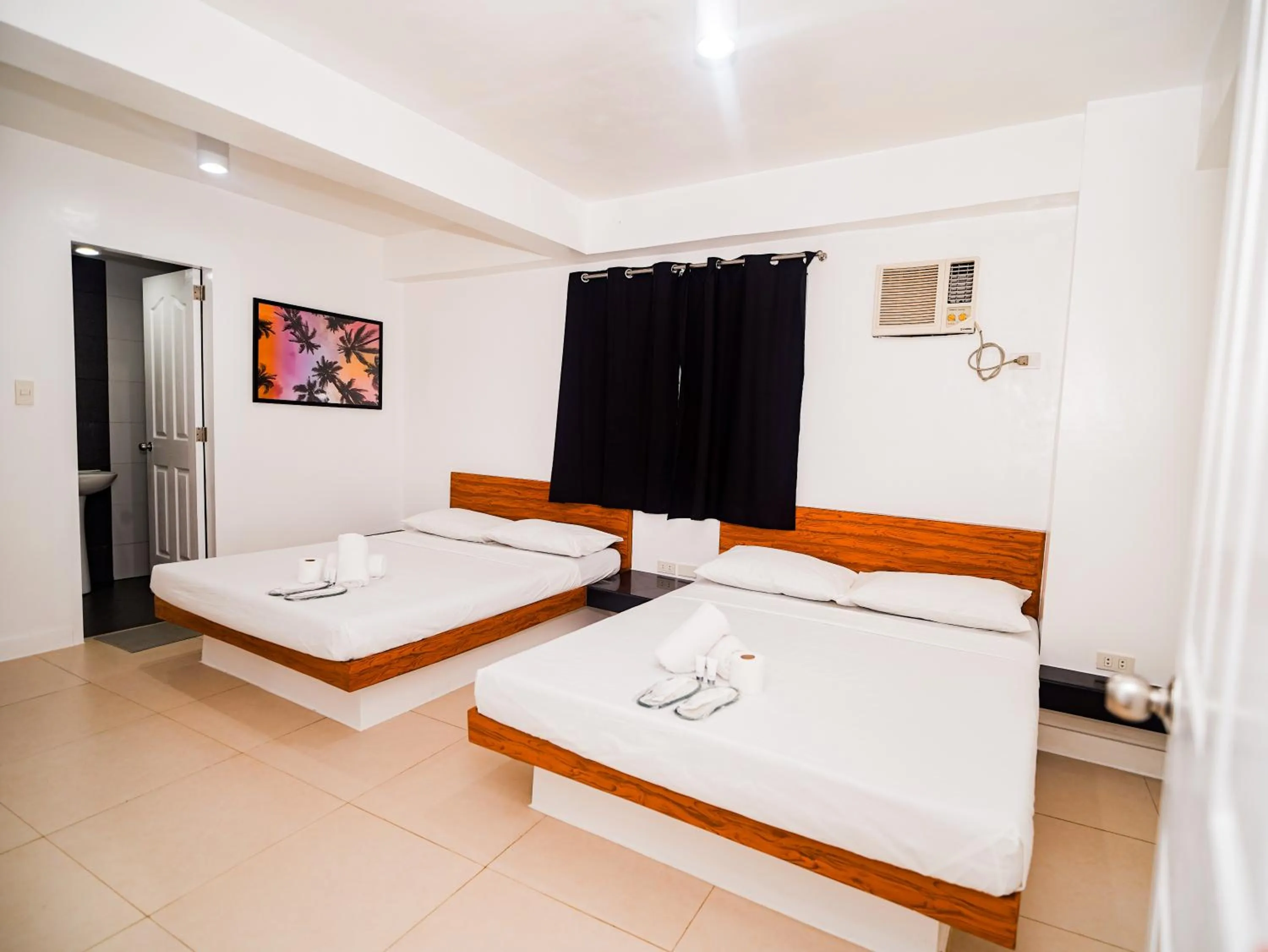 Bed in CJS Boracay Joint