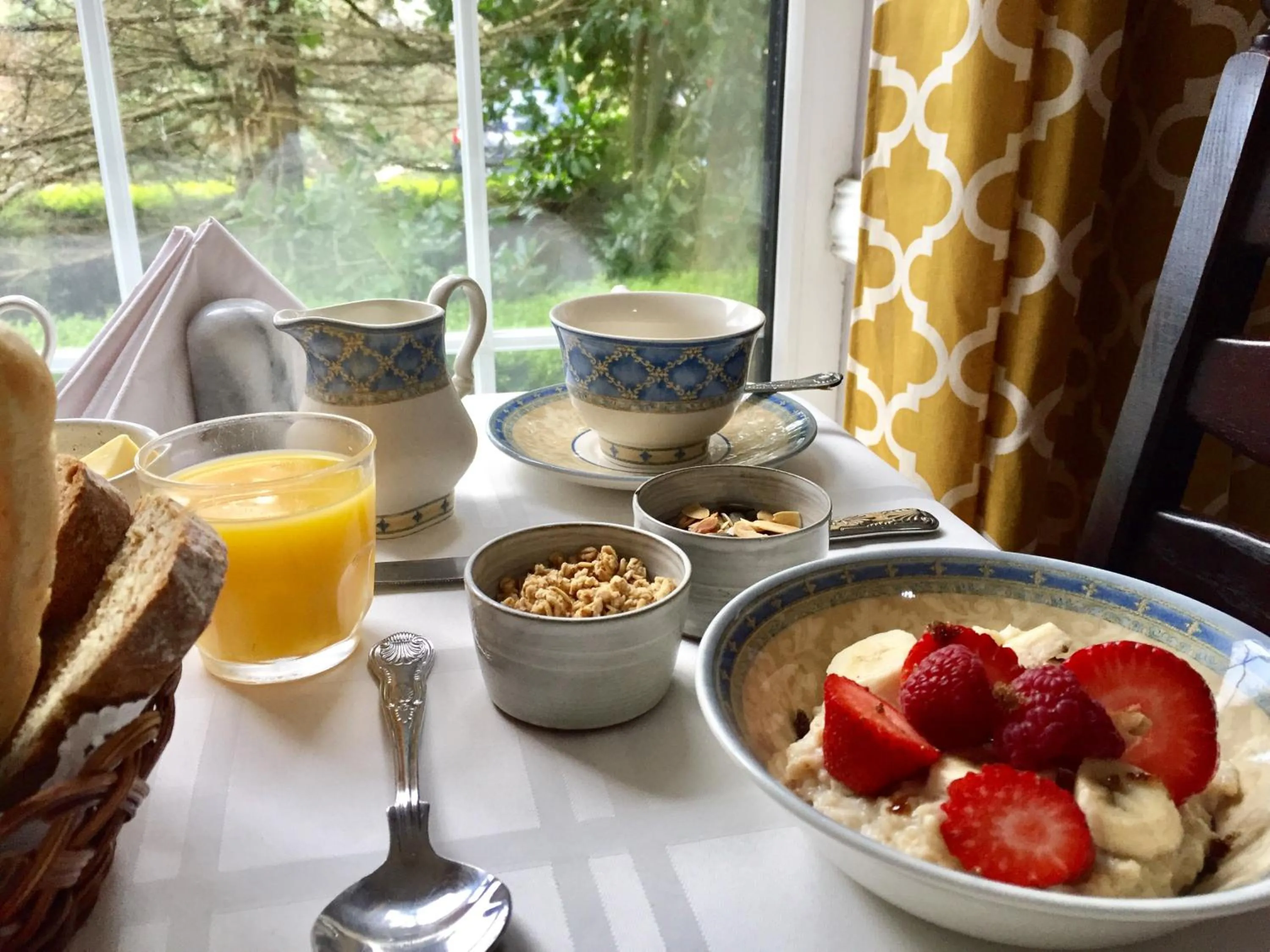 Continental breakfast in Balally House