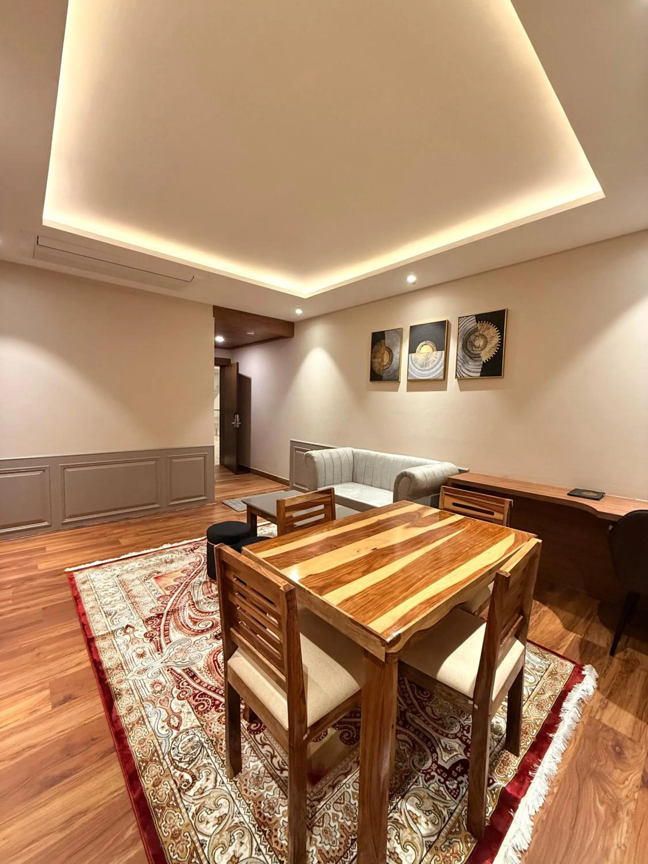 Living room in The Olive Hotel Srinagar