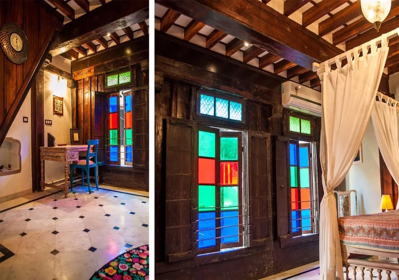 Bedroom in Dodhia Haveli